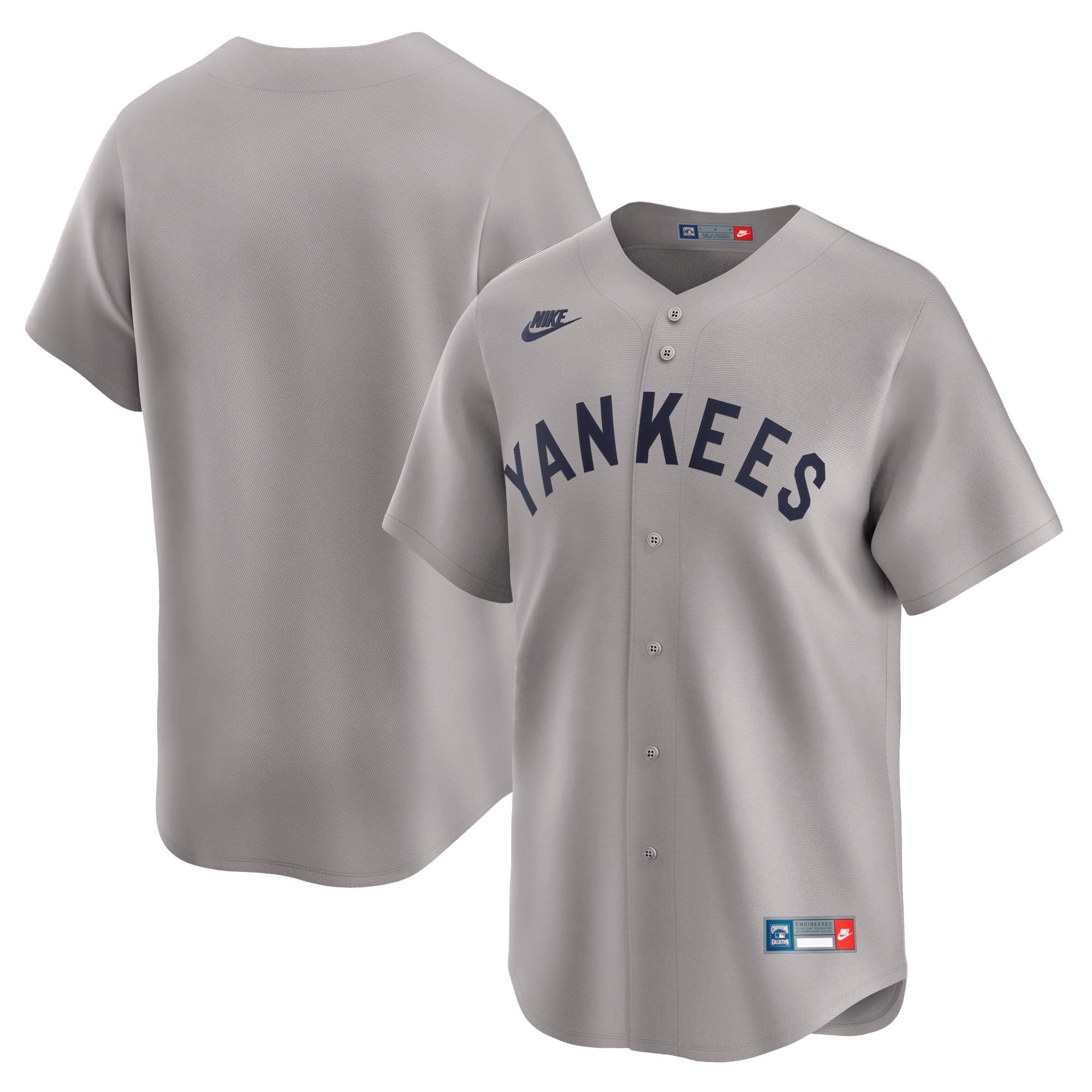 New York Yankees Gray Cooperstown Collection Limited MLB Jersey Men's
