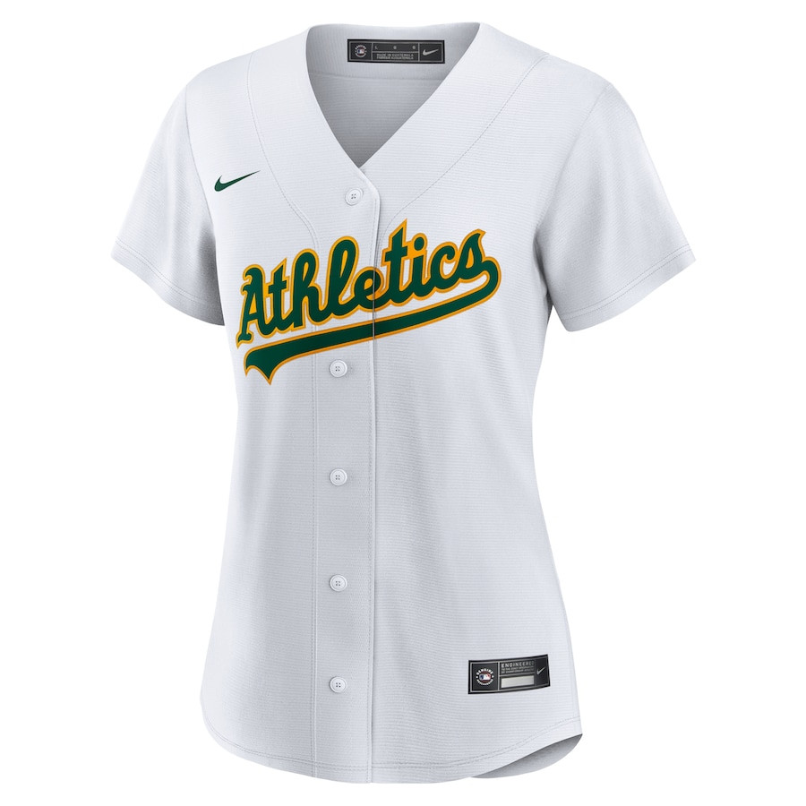 Brent Rooker 25 Oakland Athletics Home White MLB Jersey Women's