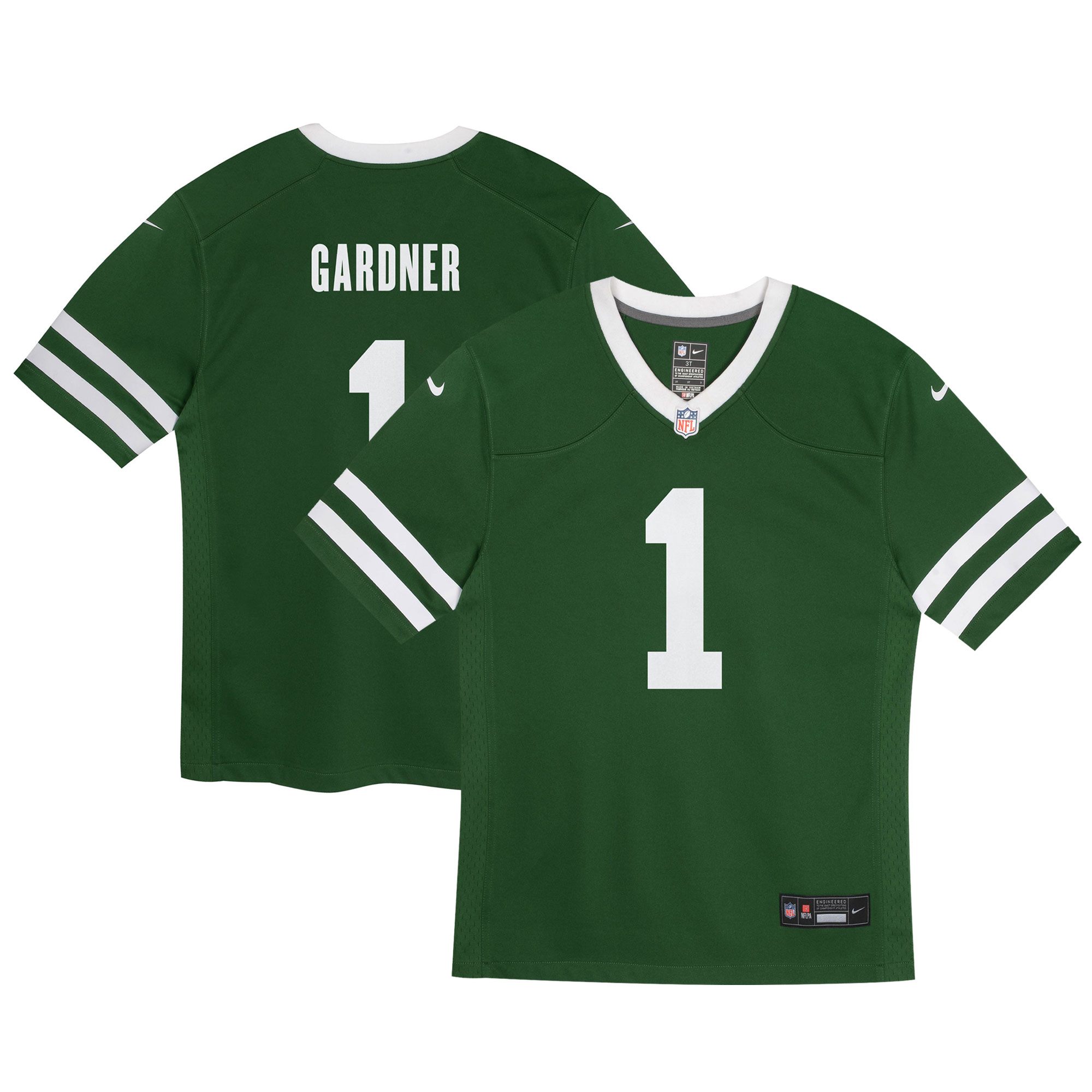 Preschool New York Jets Ahmad Sauce Gardner Legacy Green Game NFL Jersey Men's
