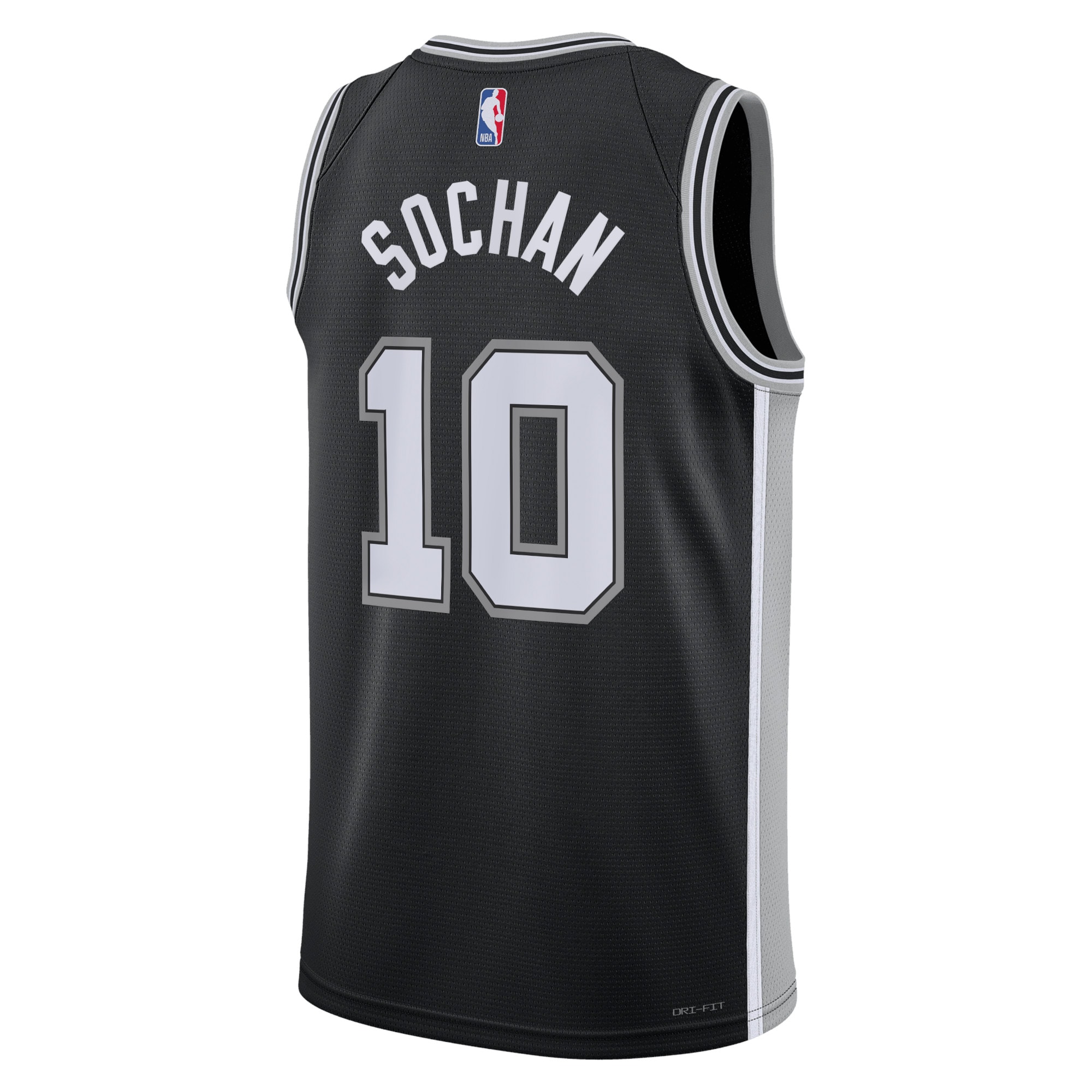 San Antonio Spurs Icon Edition Swingman Black Jeremy Socha Unisex NBA Jersey Unisex