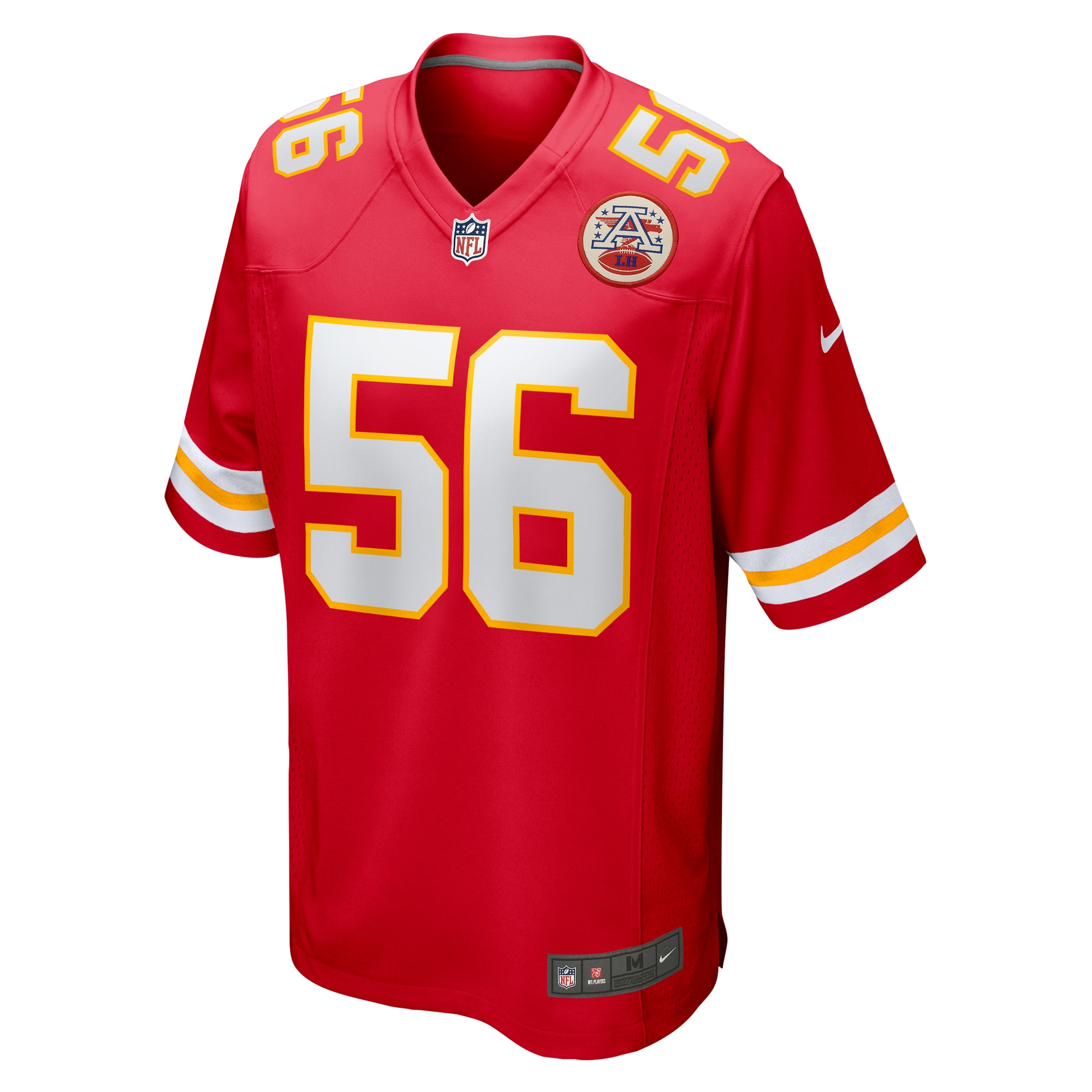 Kansas City Chiefs George Karlaftis Red Player Game NFL Jersey Men's