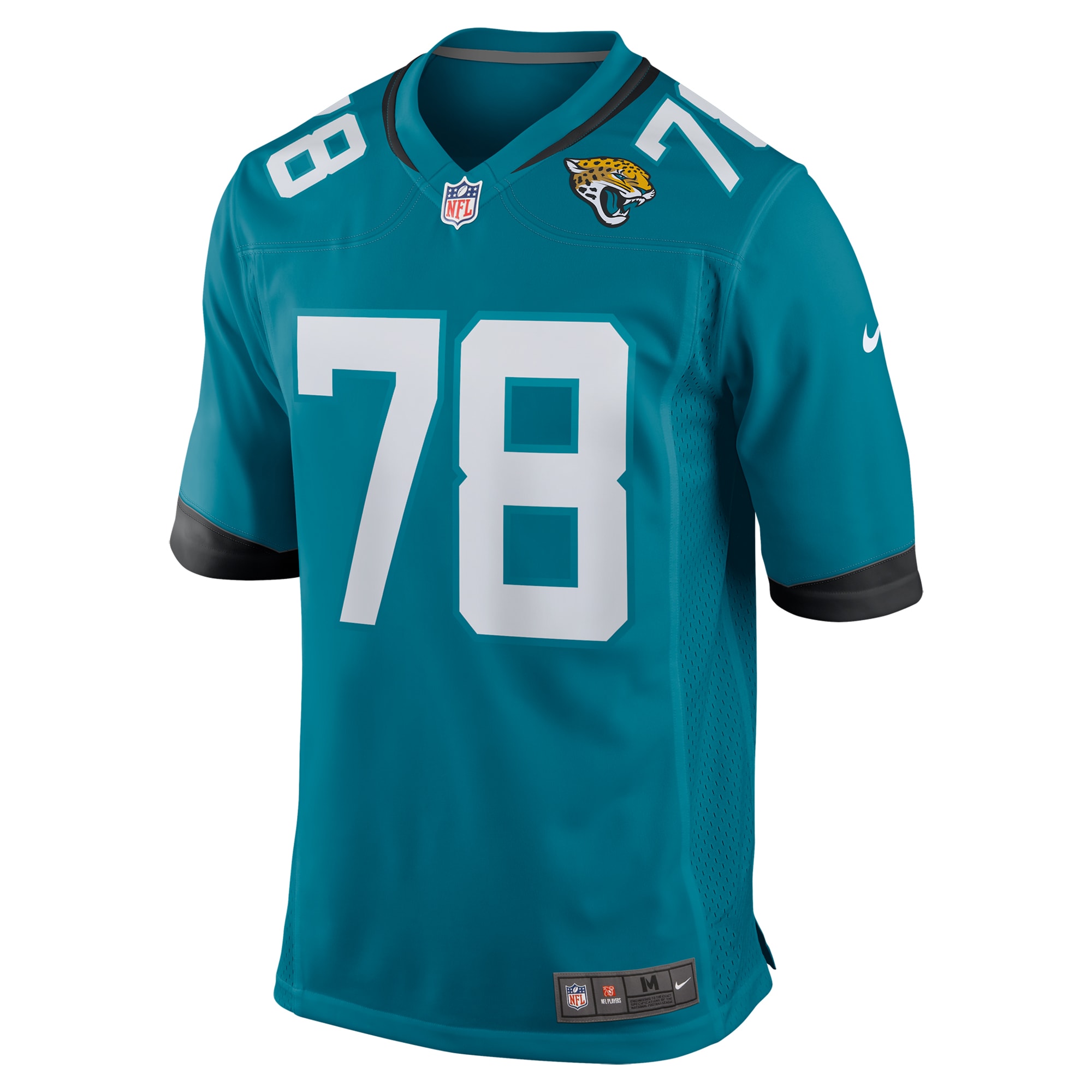 Jacksonville Jaguars Dennis Daley Teal Team Game NFL Jersey Men's