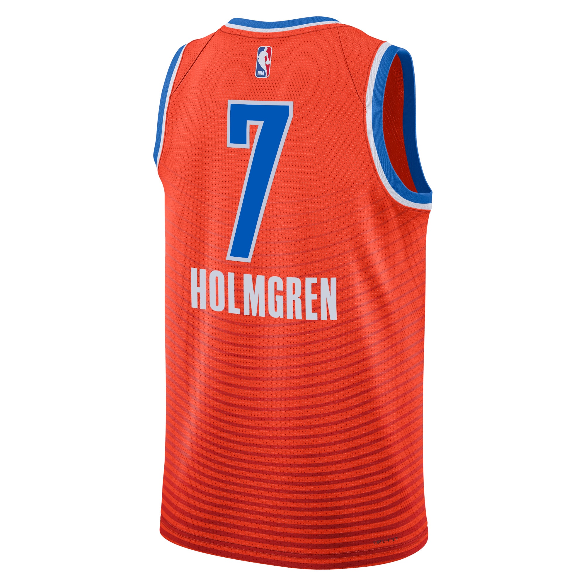 Oklahoma City Thunder Jordan Statement Edition Swingman Orange Chet Holmgre Unisex NBA Jersey Unisex