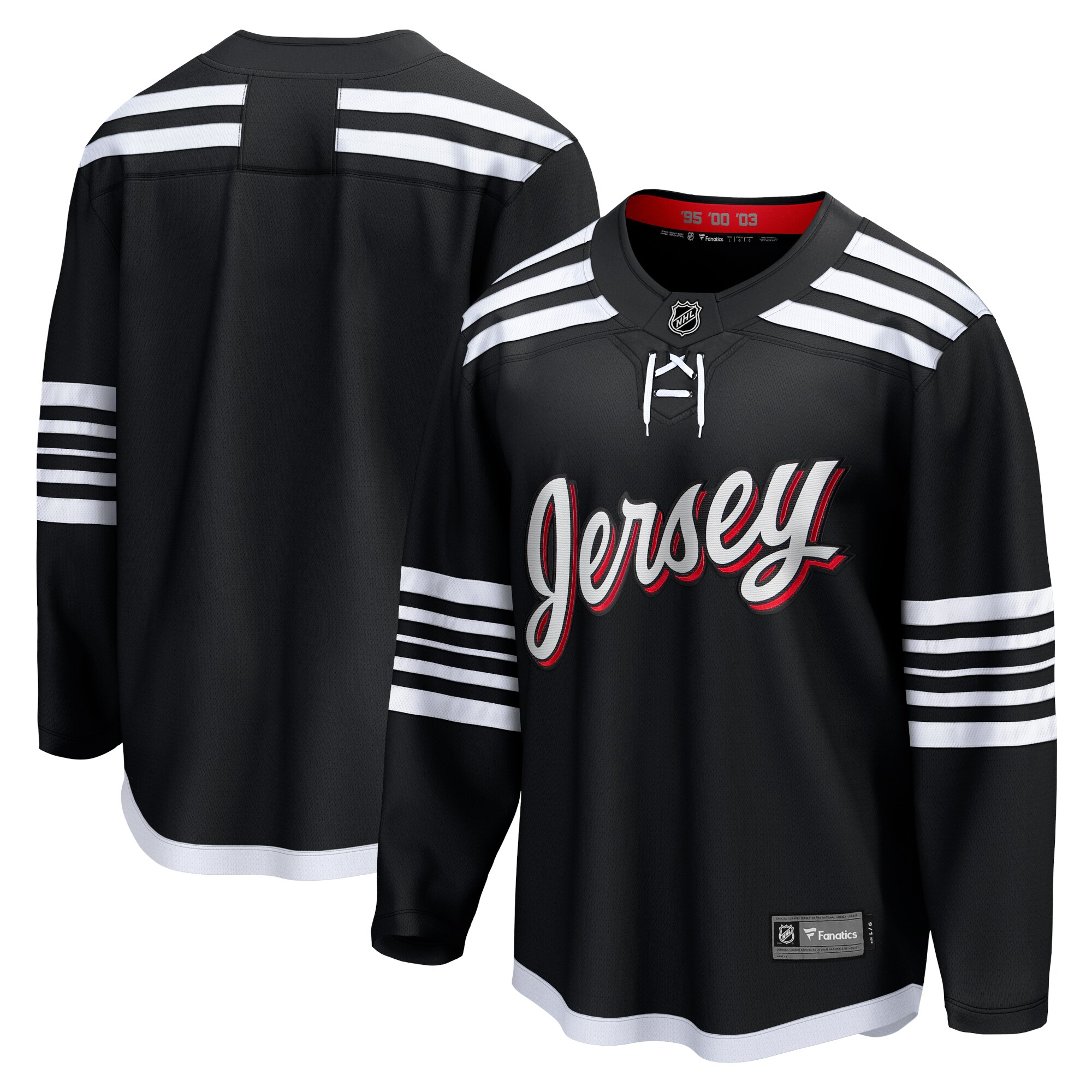 New Jersey Devils Black Alternate Premier Breakaway Team NHL Jersey Men's