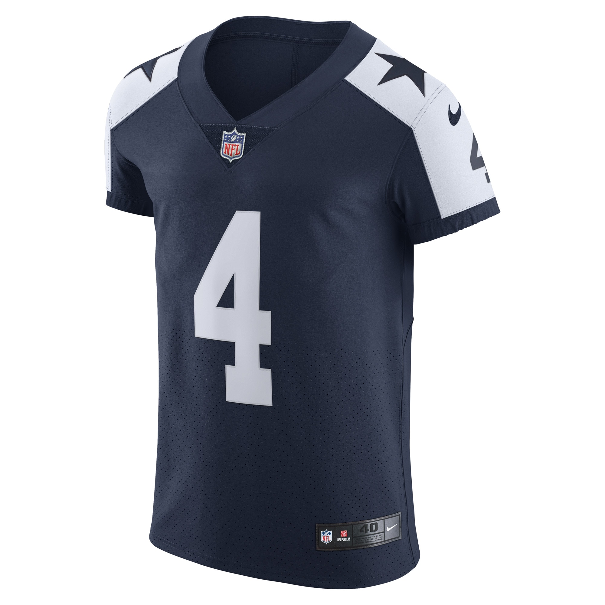 Dallas Cowboys Dak Prescott Navy Alternate Vapor Elite Player NFL Jersey Men's