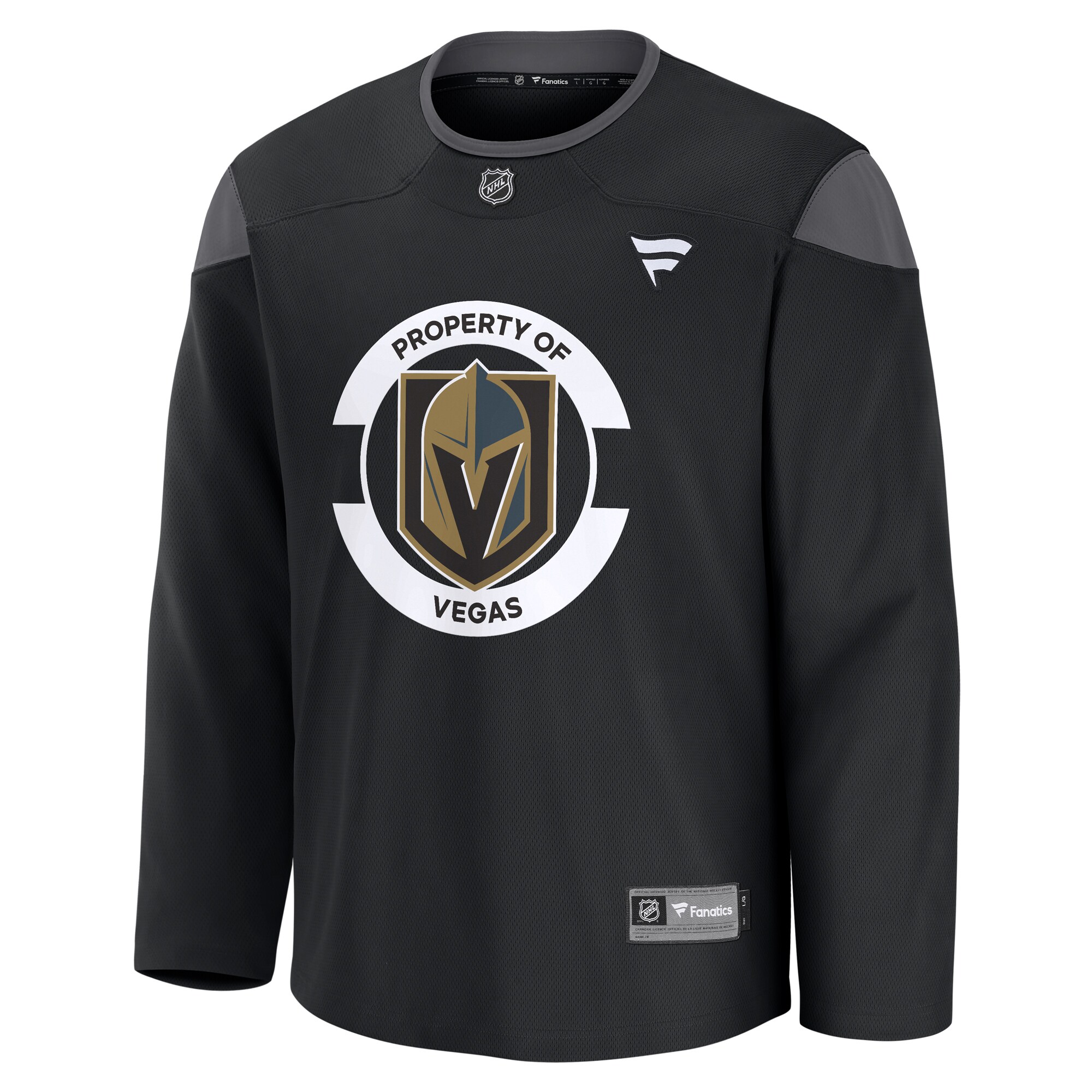 Vegas Golden Knights Black Team Practice NHL Jersey Men's