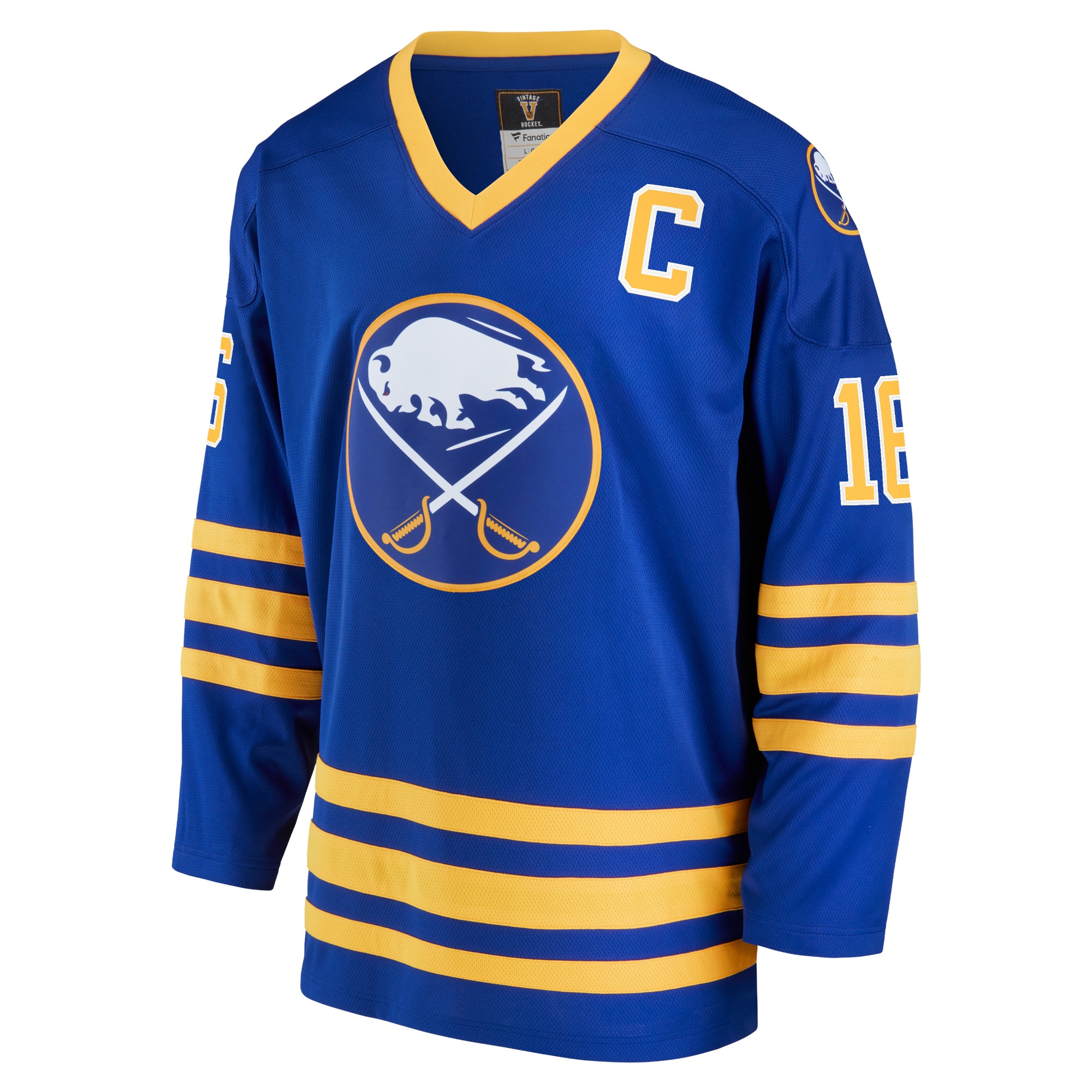 Buffalo Sabres Pat LaFontaine Royal Breakaway Retired Player NHL Jersey Men's