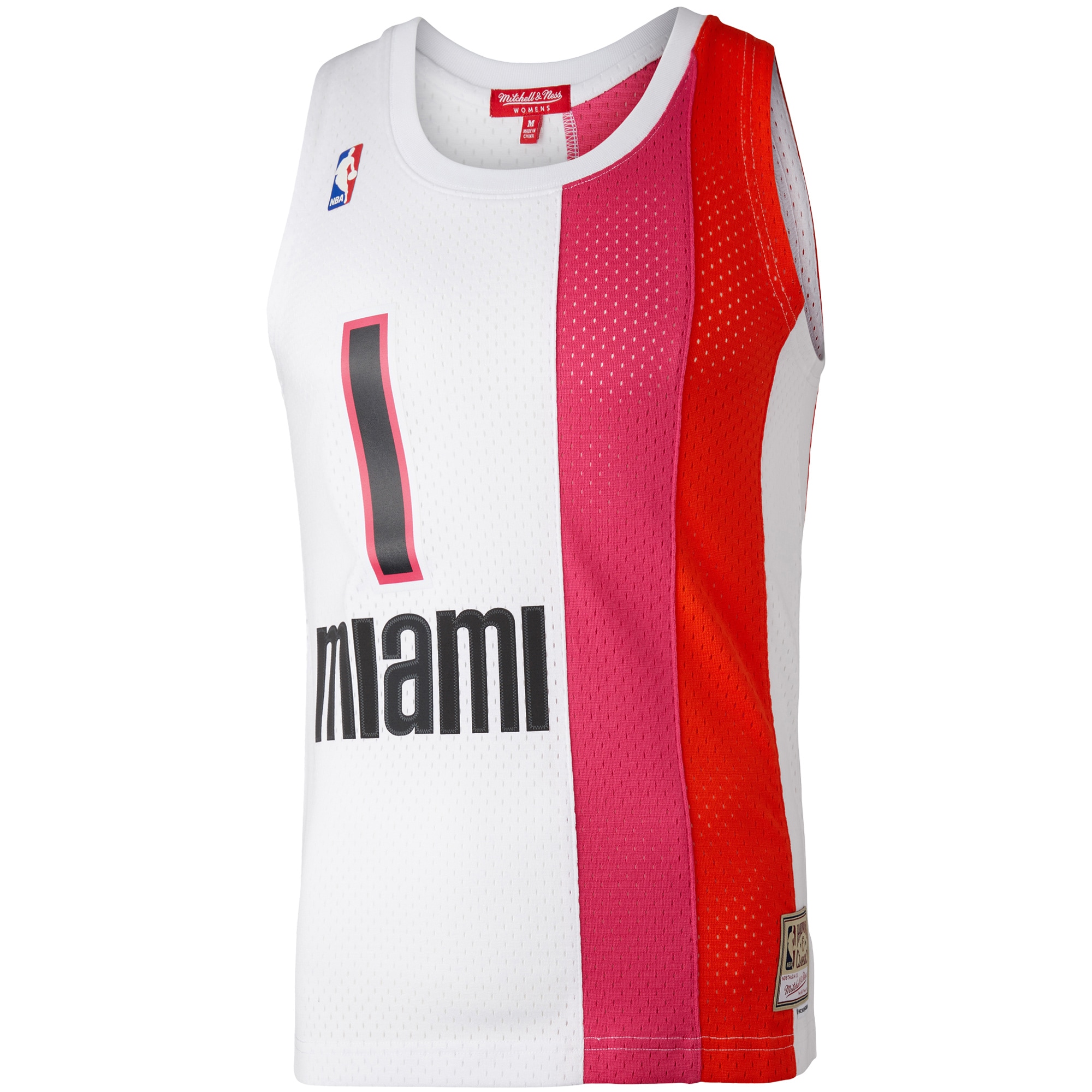 Mitchell Ness Chris Bos White Miami Heat Hardwood Classics 2011/12 Swingman NBA Jersey Women's