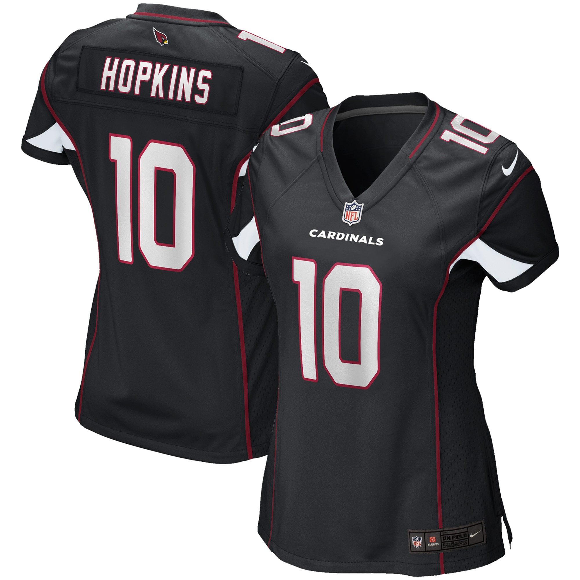 Arizona Cardinals DeAndre Hopkins Black Game NFL Jersey Women's