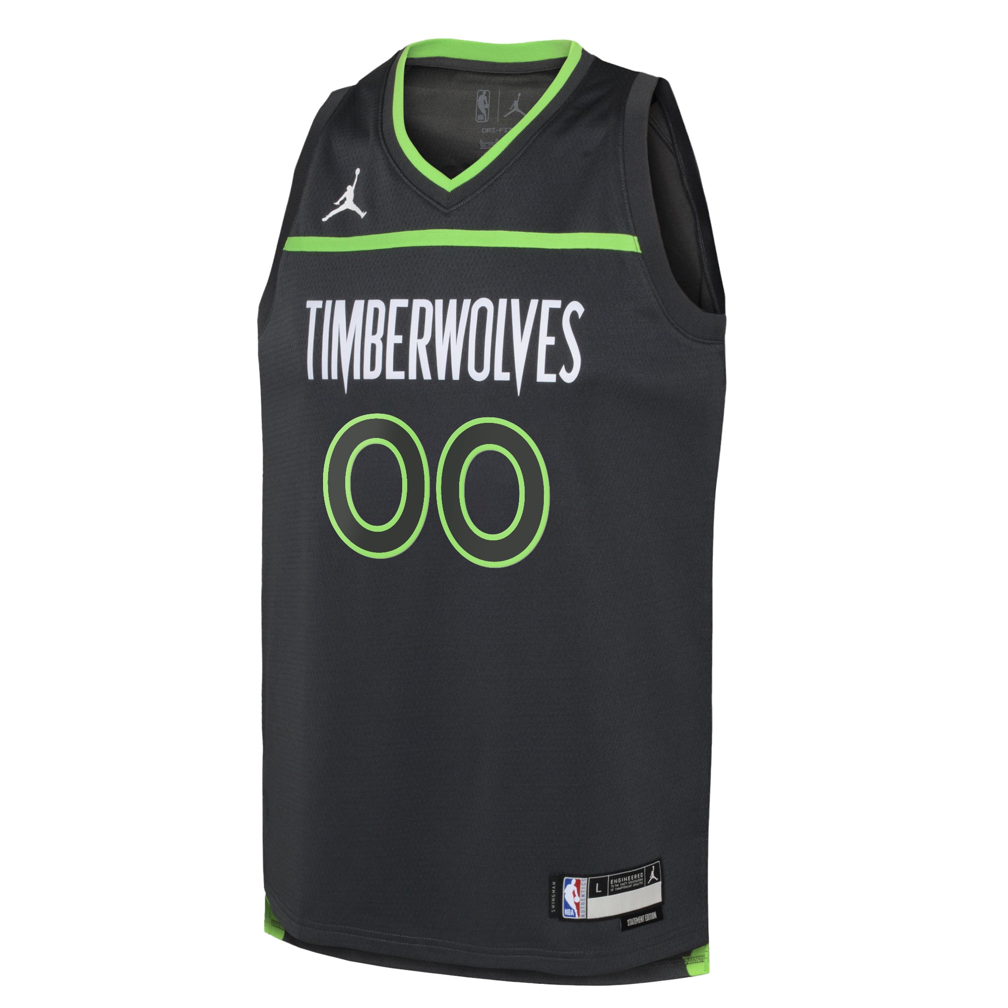Minnesota Timberwolves Jordan Statement Swingman 22 Custom NBA Jersey Youth