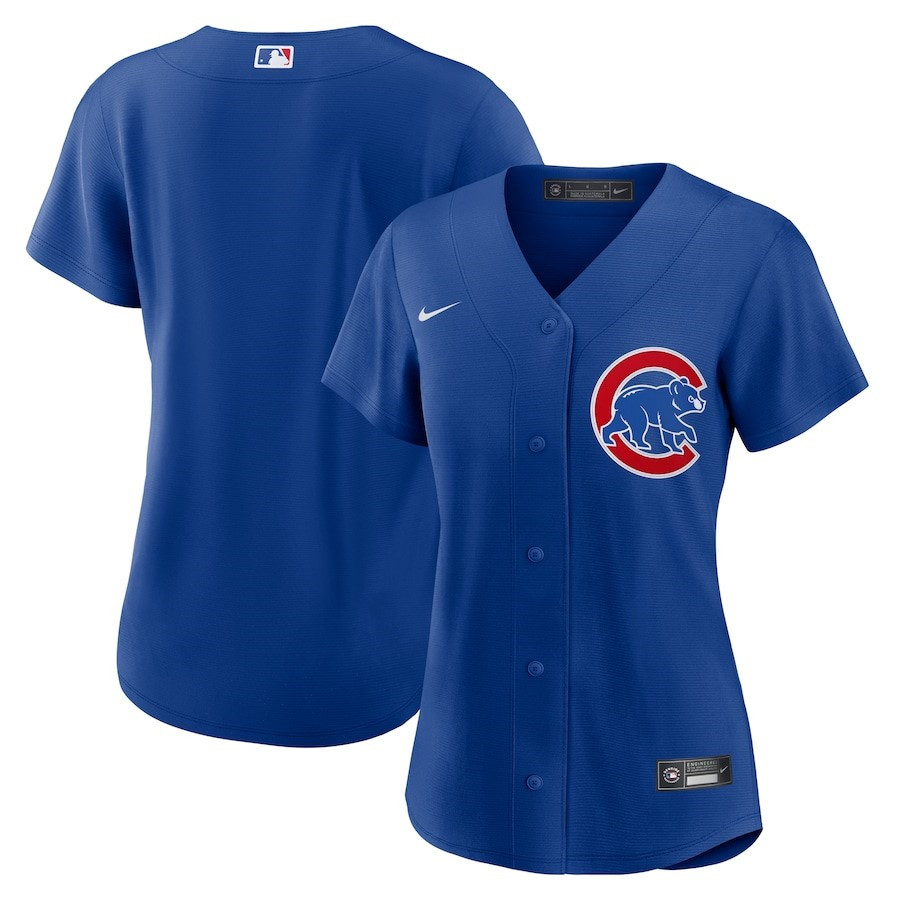 Chicago Cubs Alternate Team Royal MLB Jersey Women's
