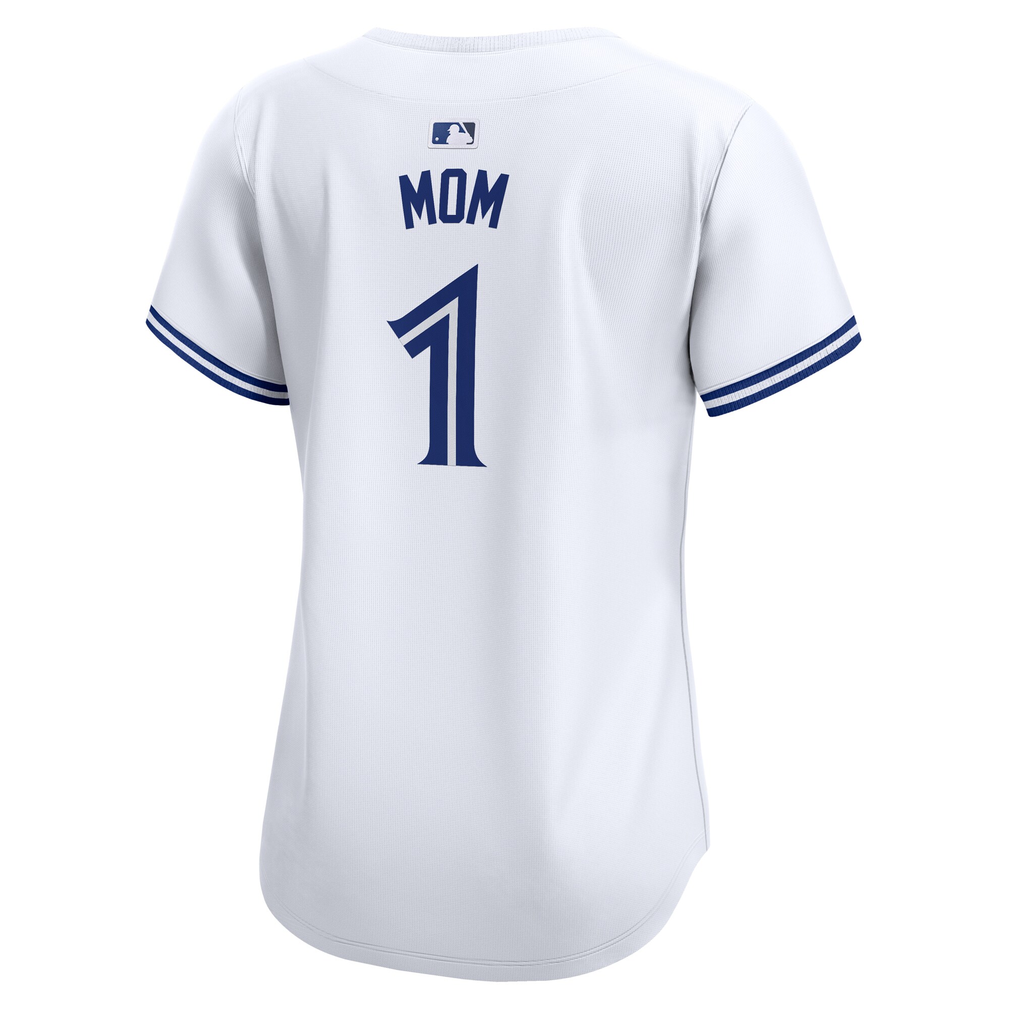 Toronto Blue Jays White #1 Mom Home Limited MLB Jersey Women's
