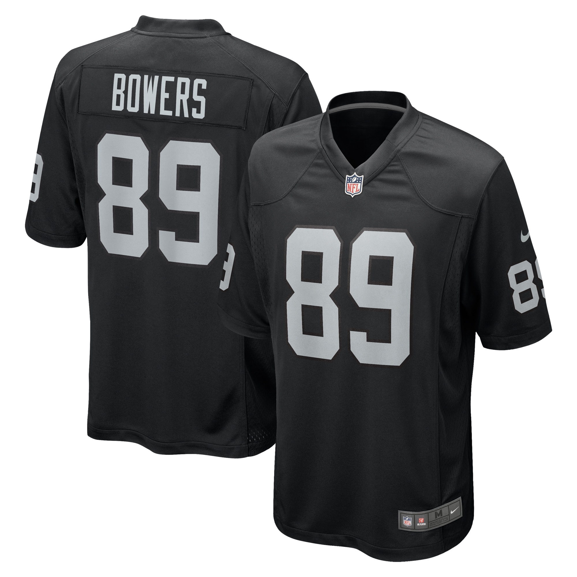 Las Vegas Raiders Brock Bowers Black Player Game NFL Jersey Men's