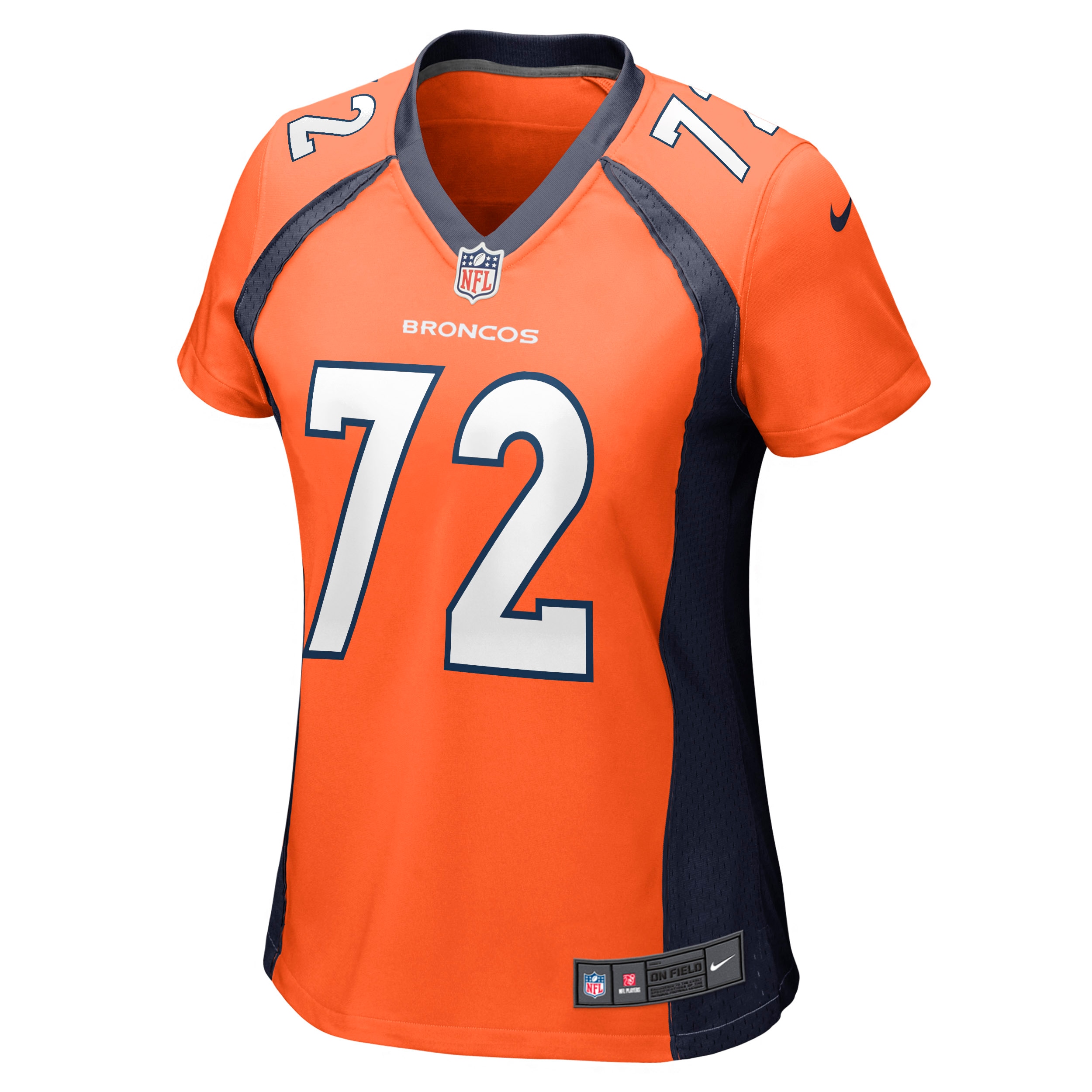 Denver Broncos Garett Bolles Orange Game NFL Jersey Women's