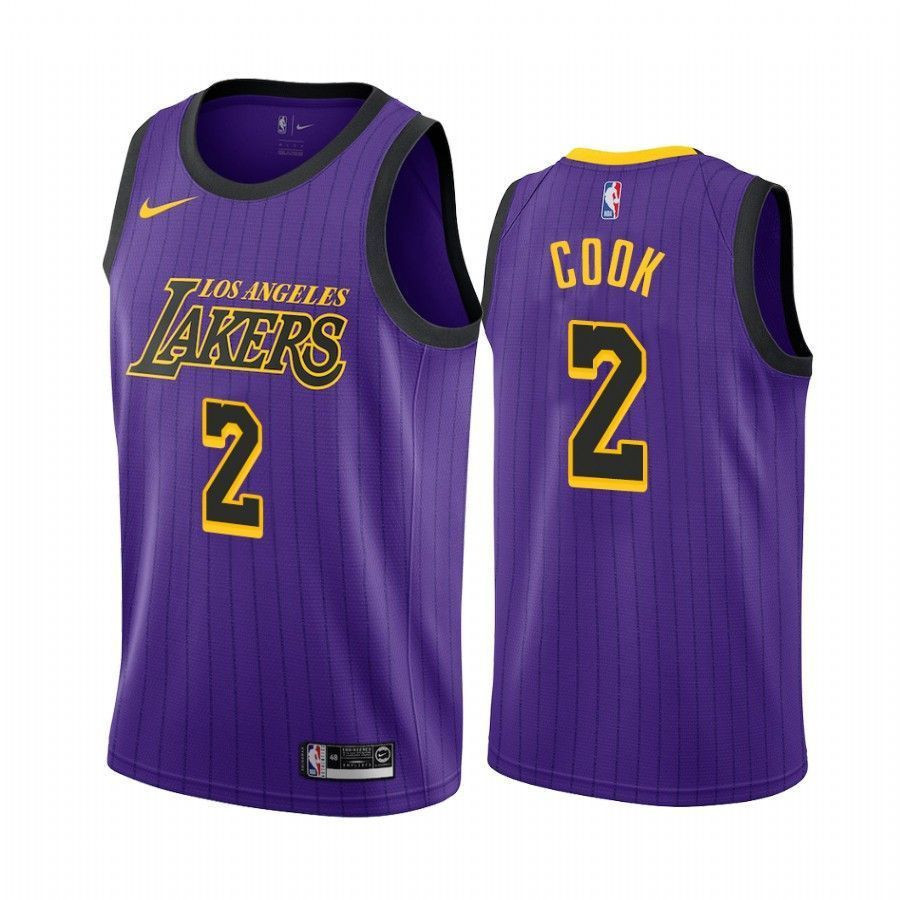 Los Angeles Lakers Quinn Cook 2 City NBA Jersey Men's