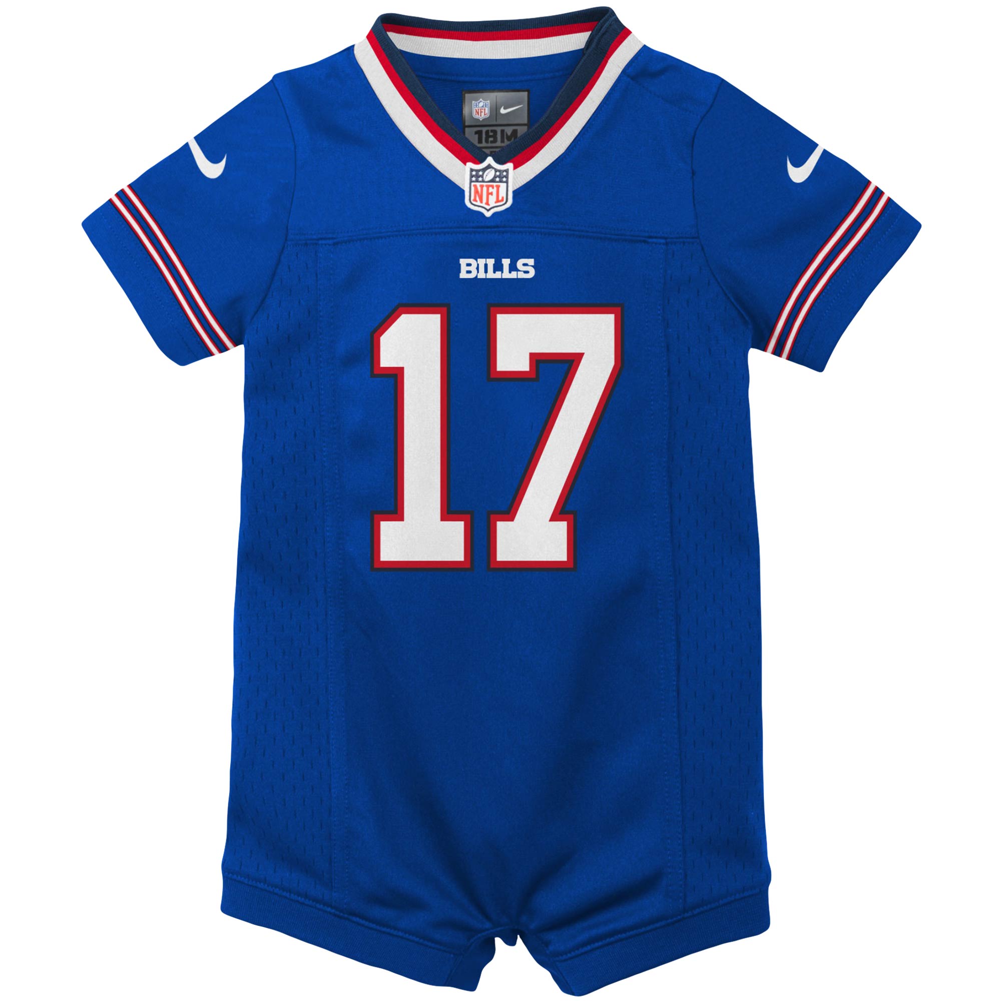Newborn Infant Buffalo Bills Josh Allen Royal Romper NFL Jersey Men's