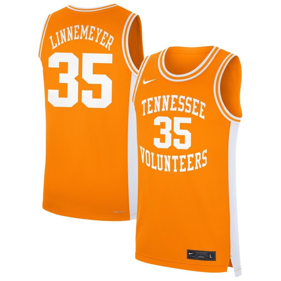 Ben Linnemeyer 35 Tennessee Volunteer Unisex NIL Orange NCAA Jersey Unisex