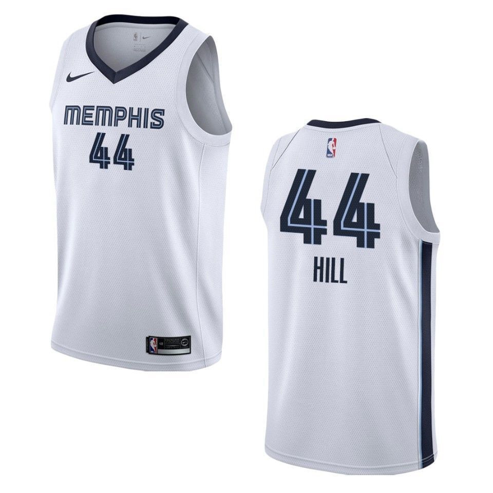 Memphis Grizzlies 44 Solomon Hill Association Swingman White NBA Jersey Men's