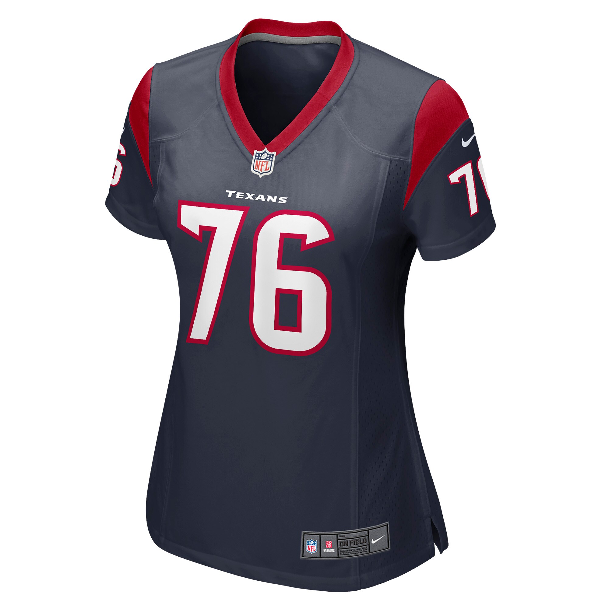 Houston Texans Austin Deculus Navy Game Player NFL Jersey Women's