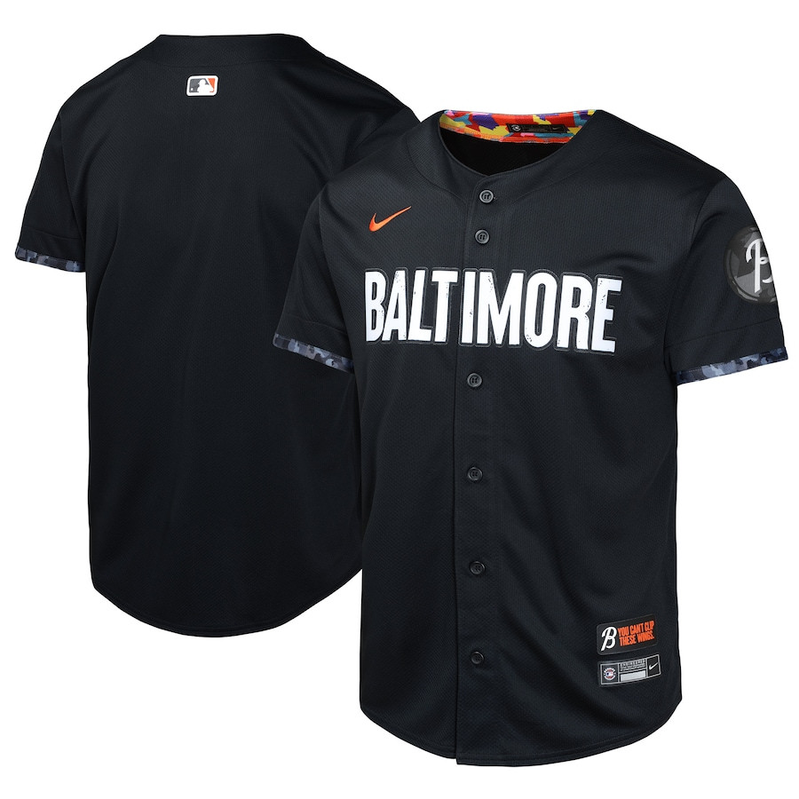 Baltimore Orioles City Connect Limited Black MLB Jersey Youth