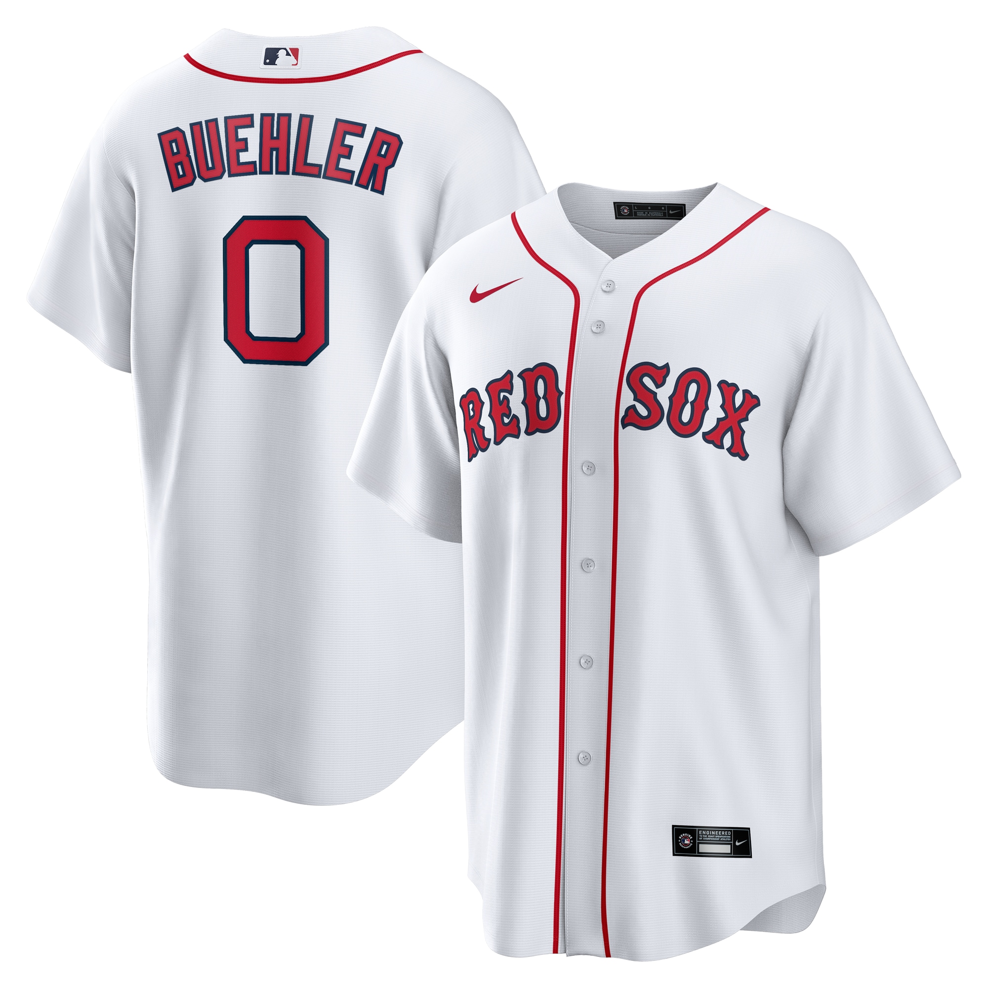 Boston Red Sox Walker Buehler White Home MLB Jersey Men's