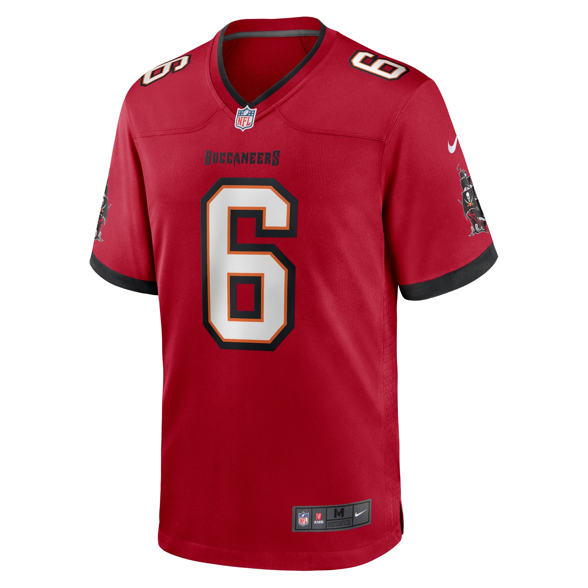 Tampa Bay Buccaneers Baker Mayfield Red Team Game NFL Jersey Men's