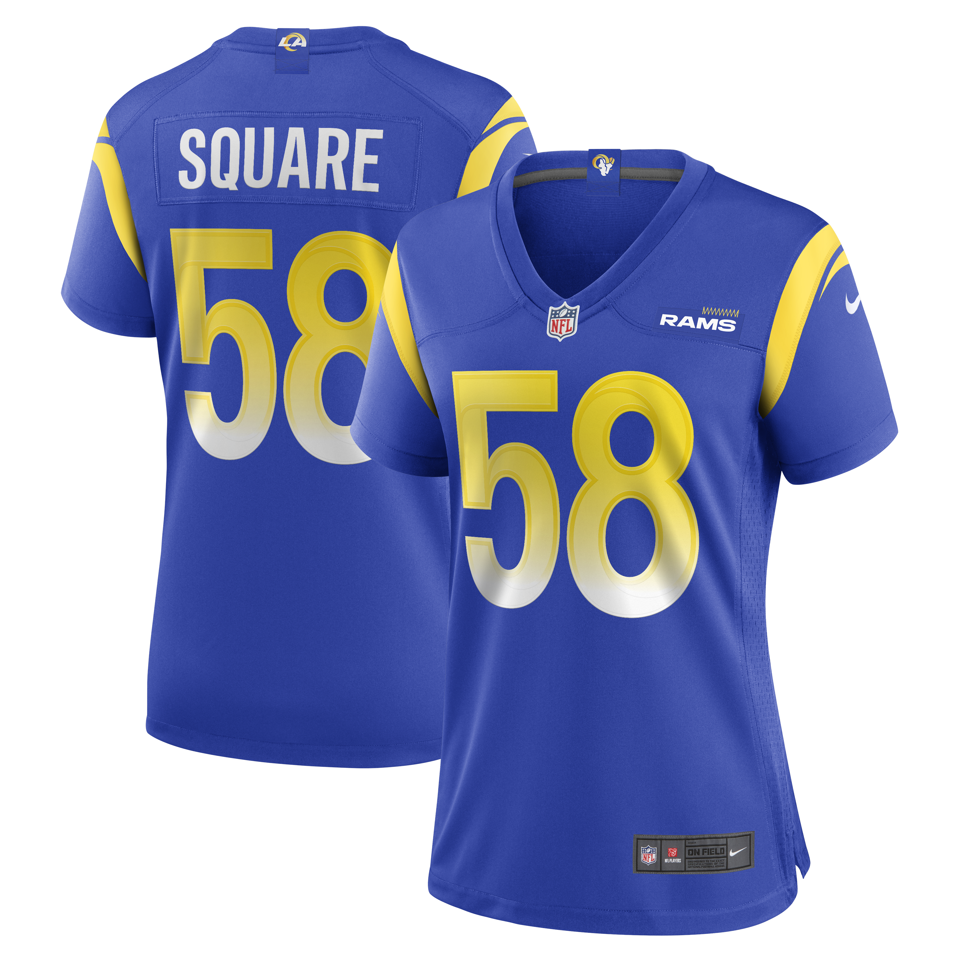 Los Angeles Rams DeAndre Square Royal Game NFL Jersey Women's