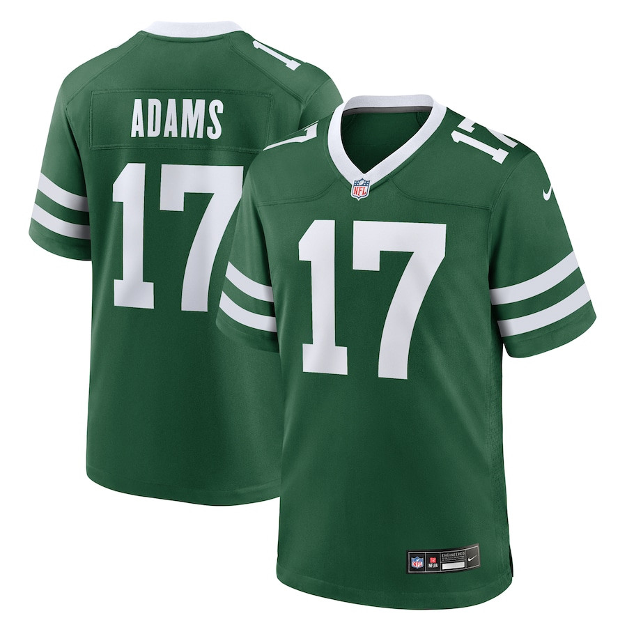 Davante Adams 17 New York Jets Alternate Game Legacy Green, Men NFL Jersey Men's