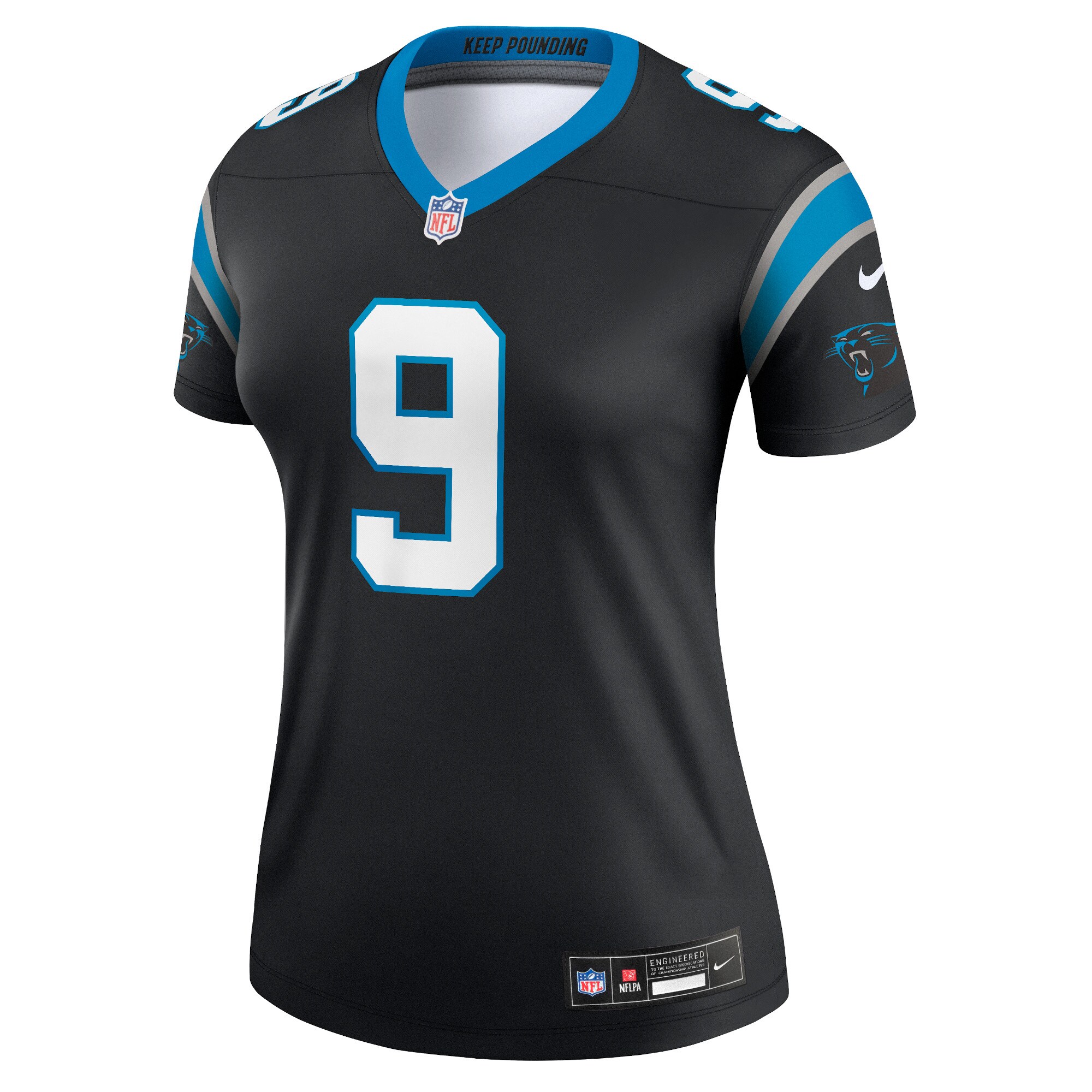 Carolina Panthers Bryce Young Black Legend Player Performance Top NFL Jersey Women's