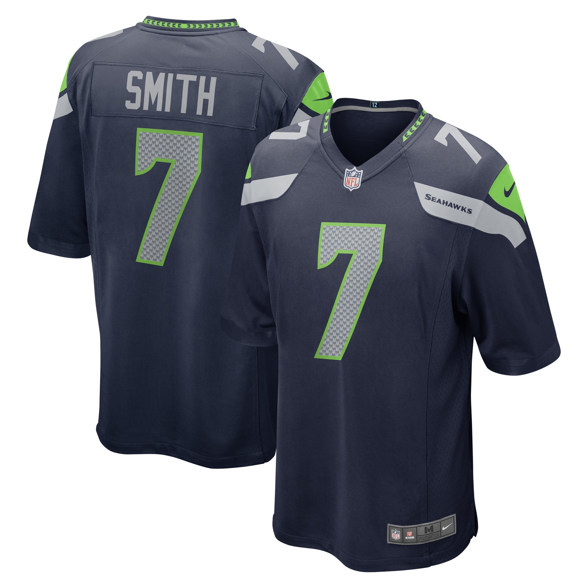Seattle Seahawks Geno Smith College Navy Game NFL Jersey Men's