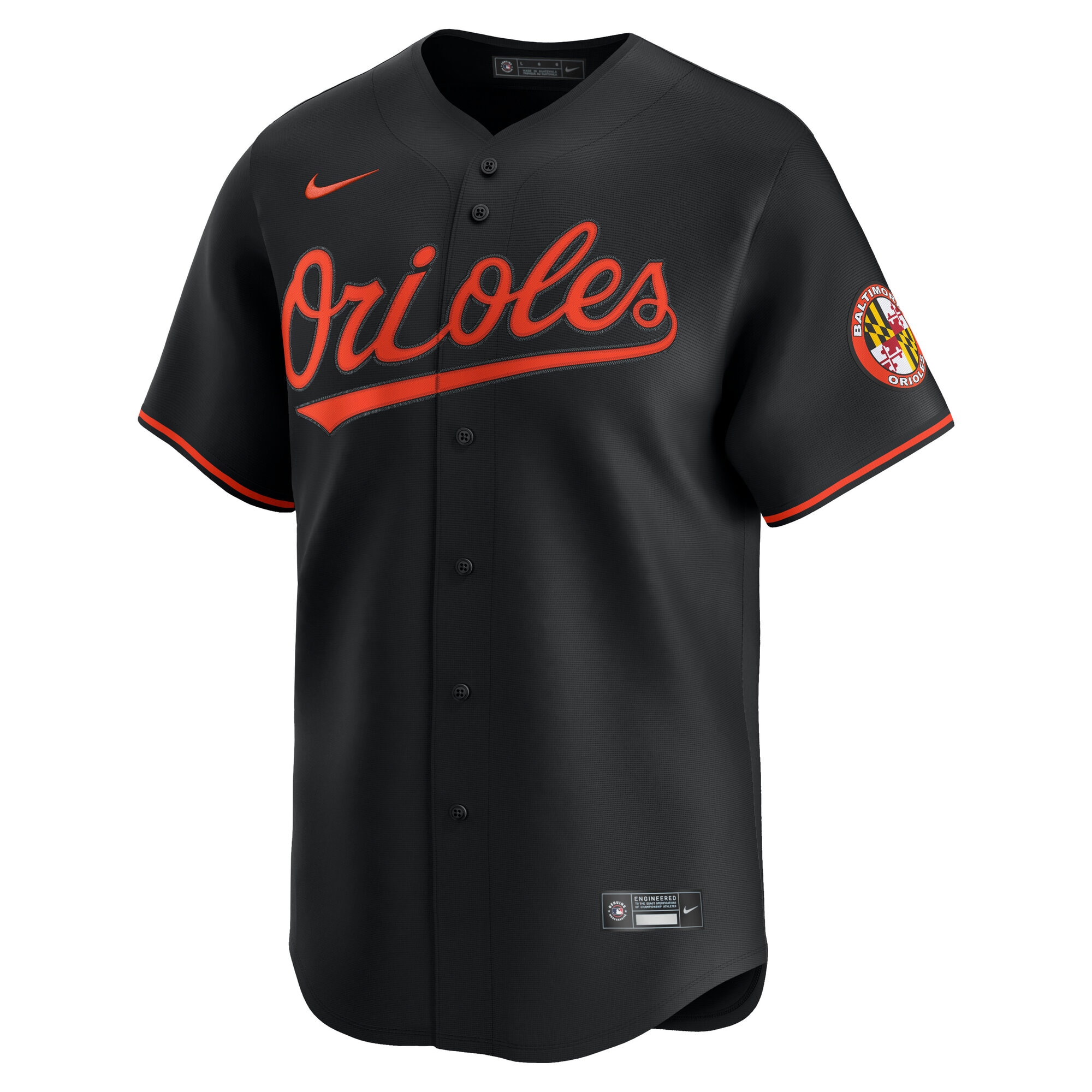 Baltimore Orioles Limited Black Alternate Blank MLB Jersey Men's