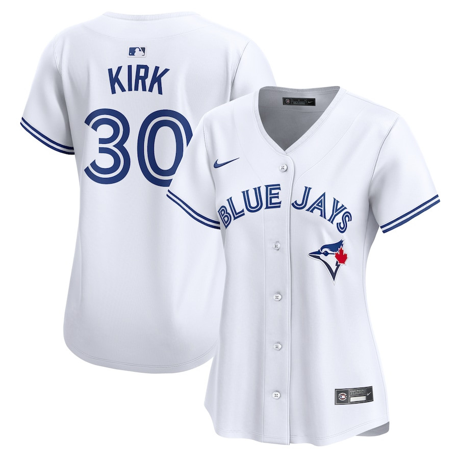 Alejandro Kirk 30 Toronto Blue Jays Home Limited Player White MLB Jersey Women's