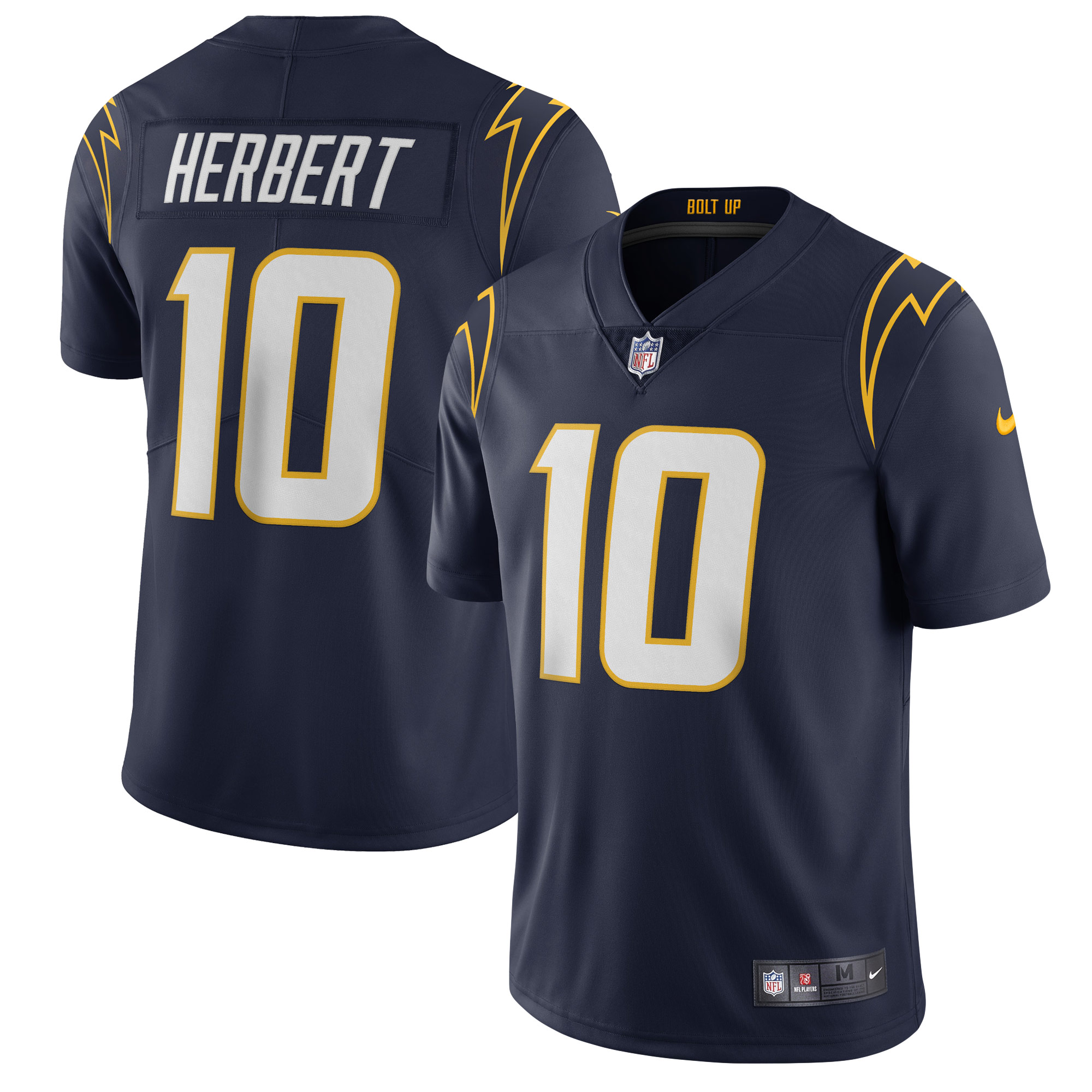 Los Angeles Chargers Justin Herbert Navy Vapor Limited NFL Jersey Men's