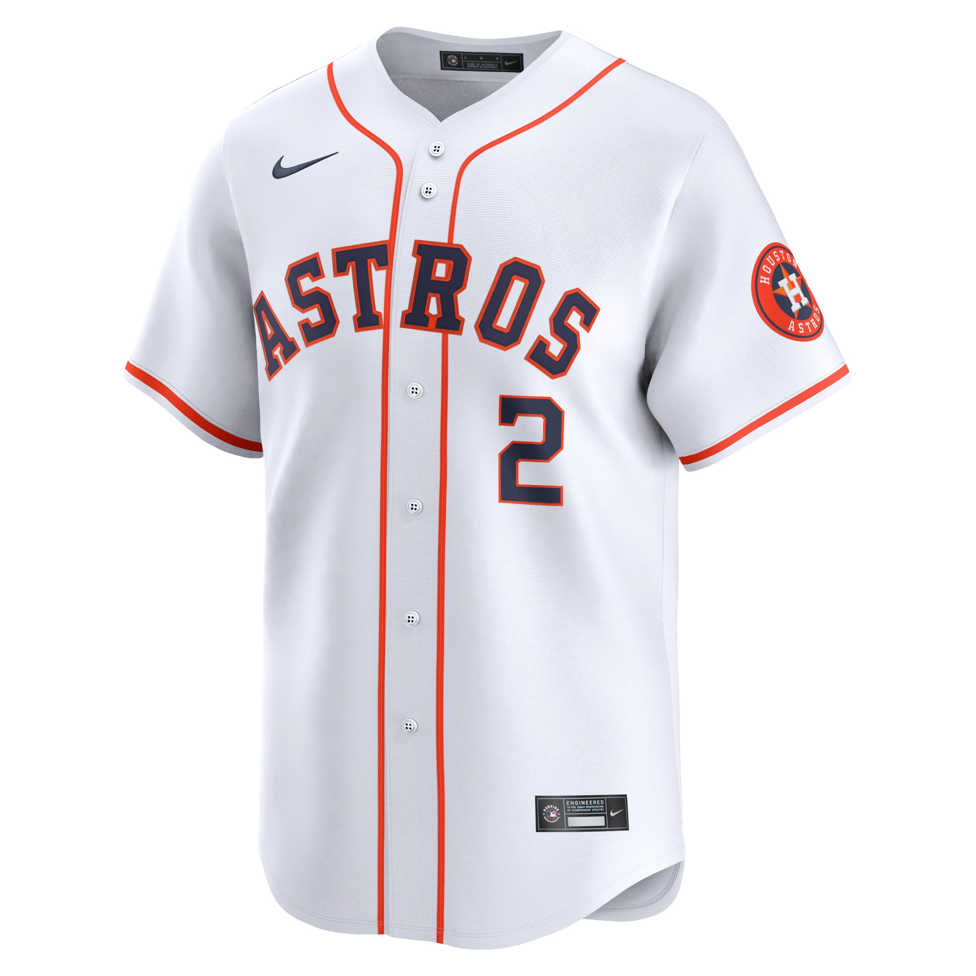 Houston Astros Alex Bregman White Home Limited Player MLB Jersey Men's