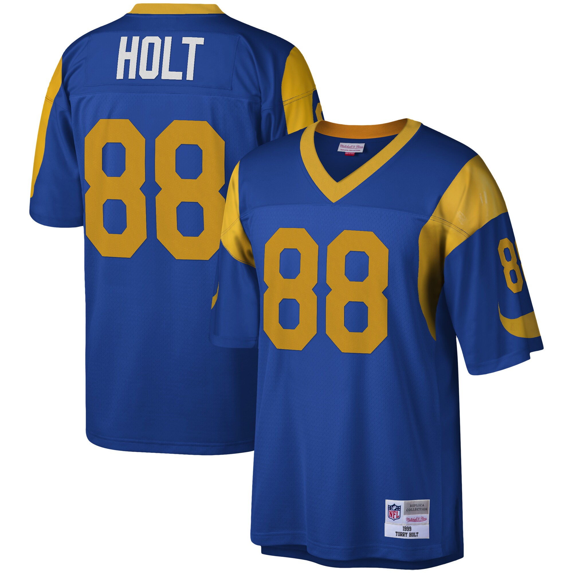 Los Angeles Rams Torry Holt Mitchell Ness Royal Legacy NFL Jersey Men's