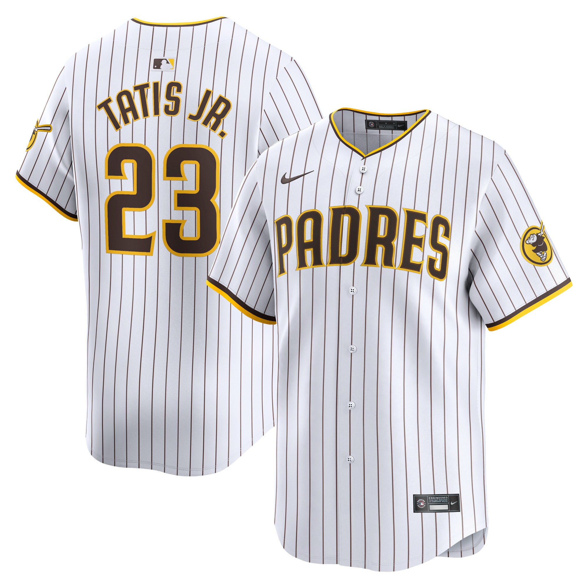 San Diego Padres Fernando Tatis Jr. White Home Limited Player MLB Jersey Men's