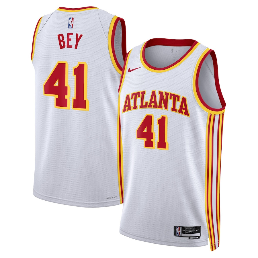 Saddiq Bey 41 Atlanta Hawks Unisex Swingman Association Editio White NBA Jersey Unisex