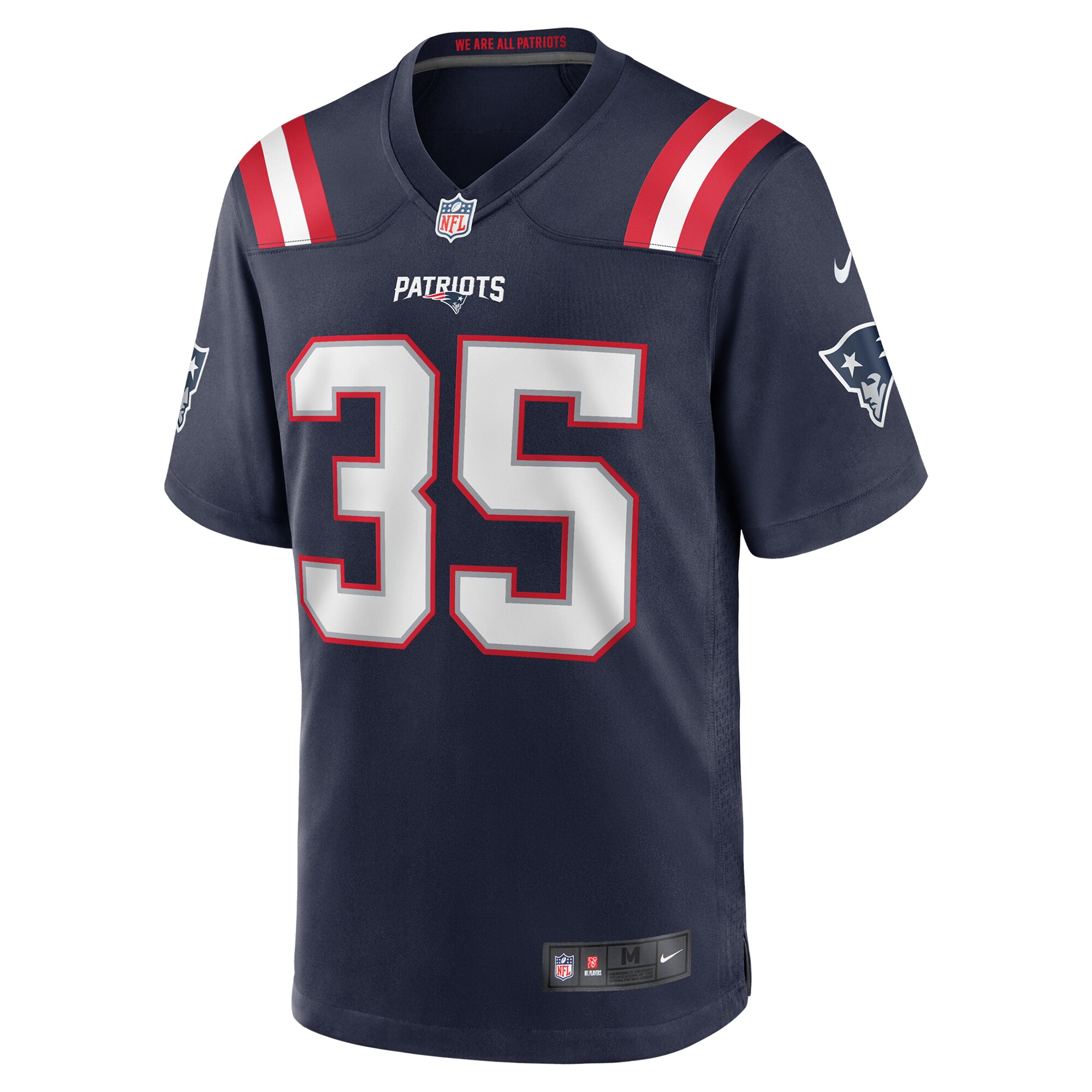 New England Patriots Miles Battle Navy Game NFL Jersey Men's