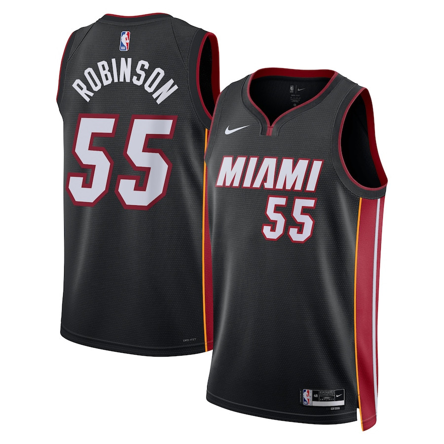 Duncan Robinson 55 Miami Heat Unisex Swingman Icon Edition Black NBA Jersey Unisex