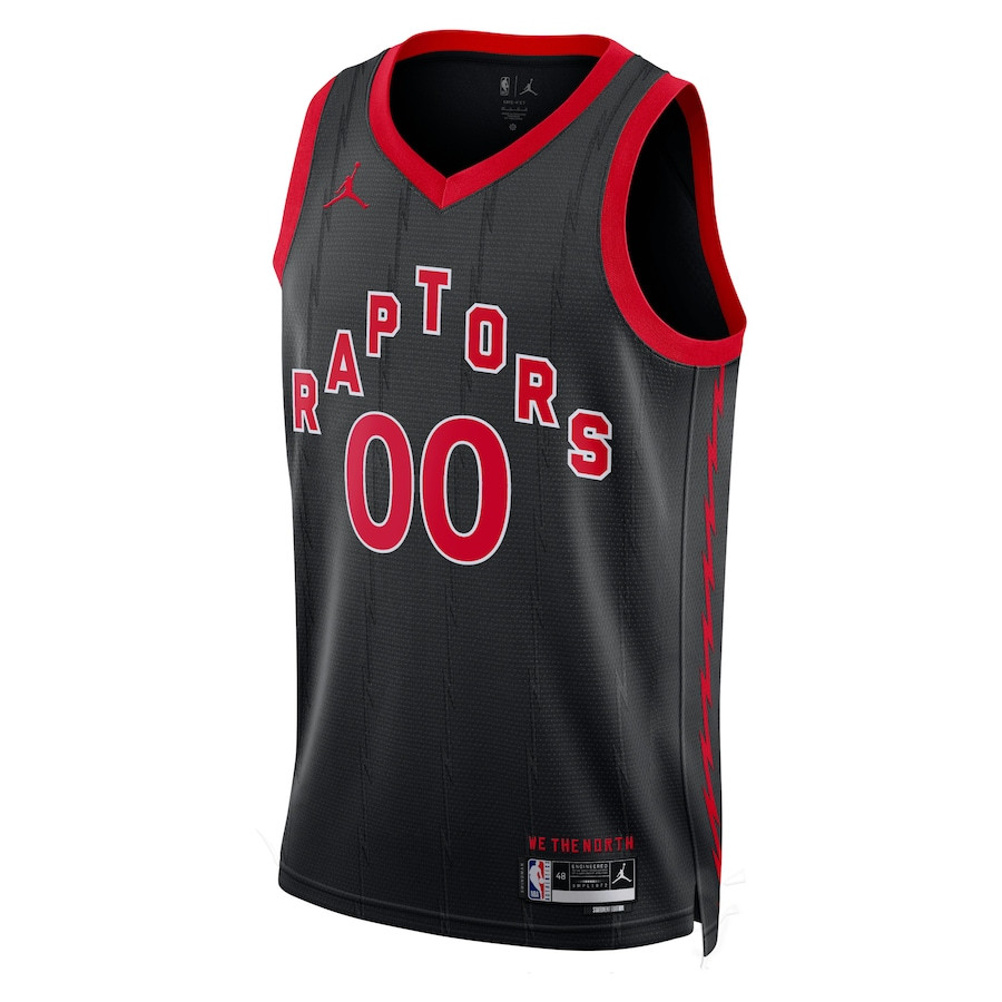 Toronto Raptors 2023/24 Statement Swingman Custom Black NBA Jersey Men's