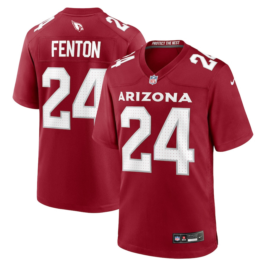 Rashad Fenton 24 Arizona Cardinals Team Game Cardinal NFL Jersey Men's