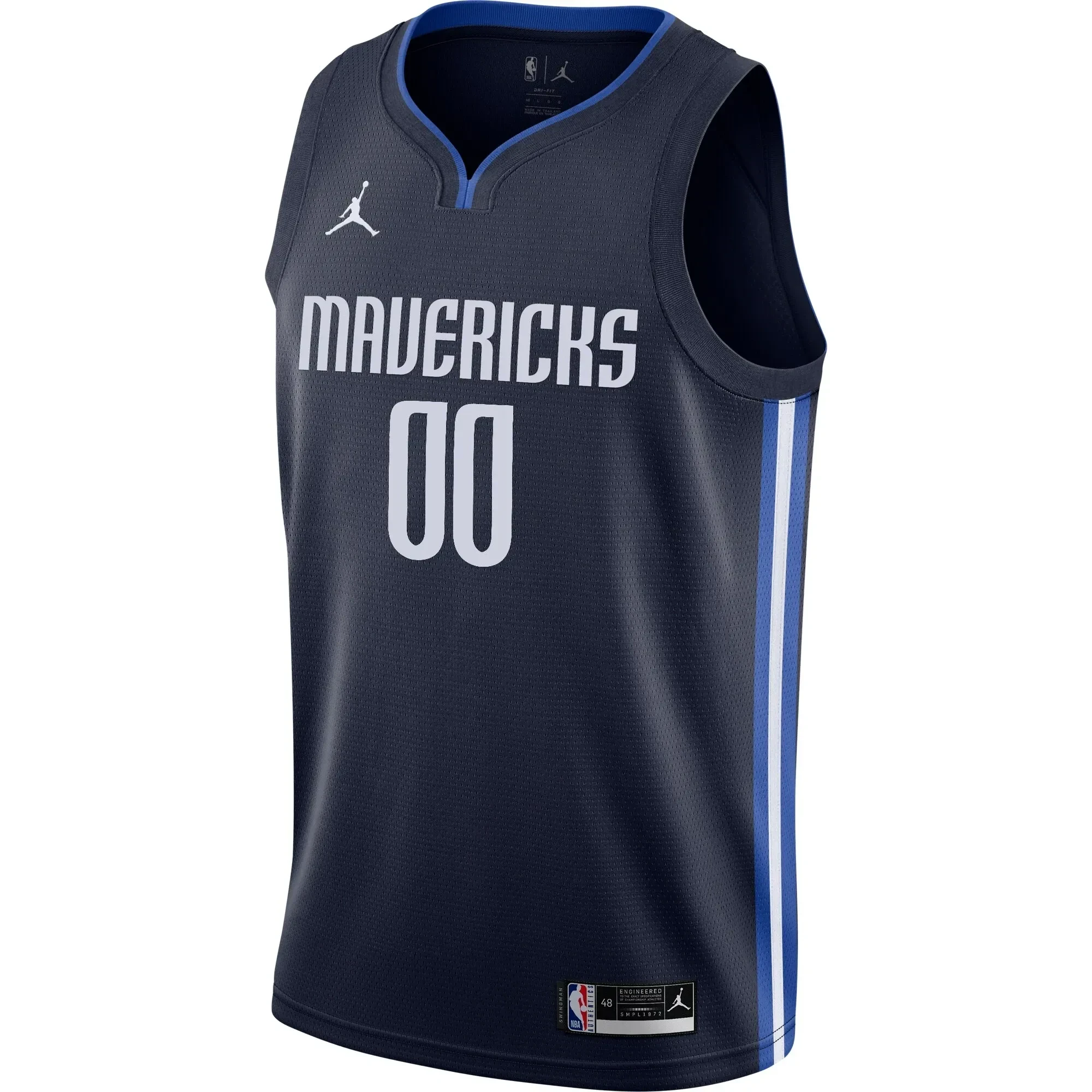 Dallas Mavericks Swingman Custom Statement Edition Navy NBA Jersey Men's