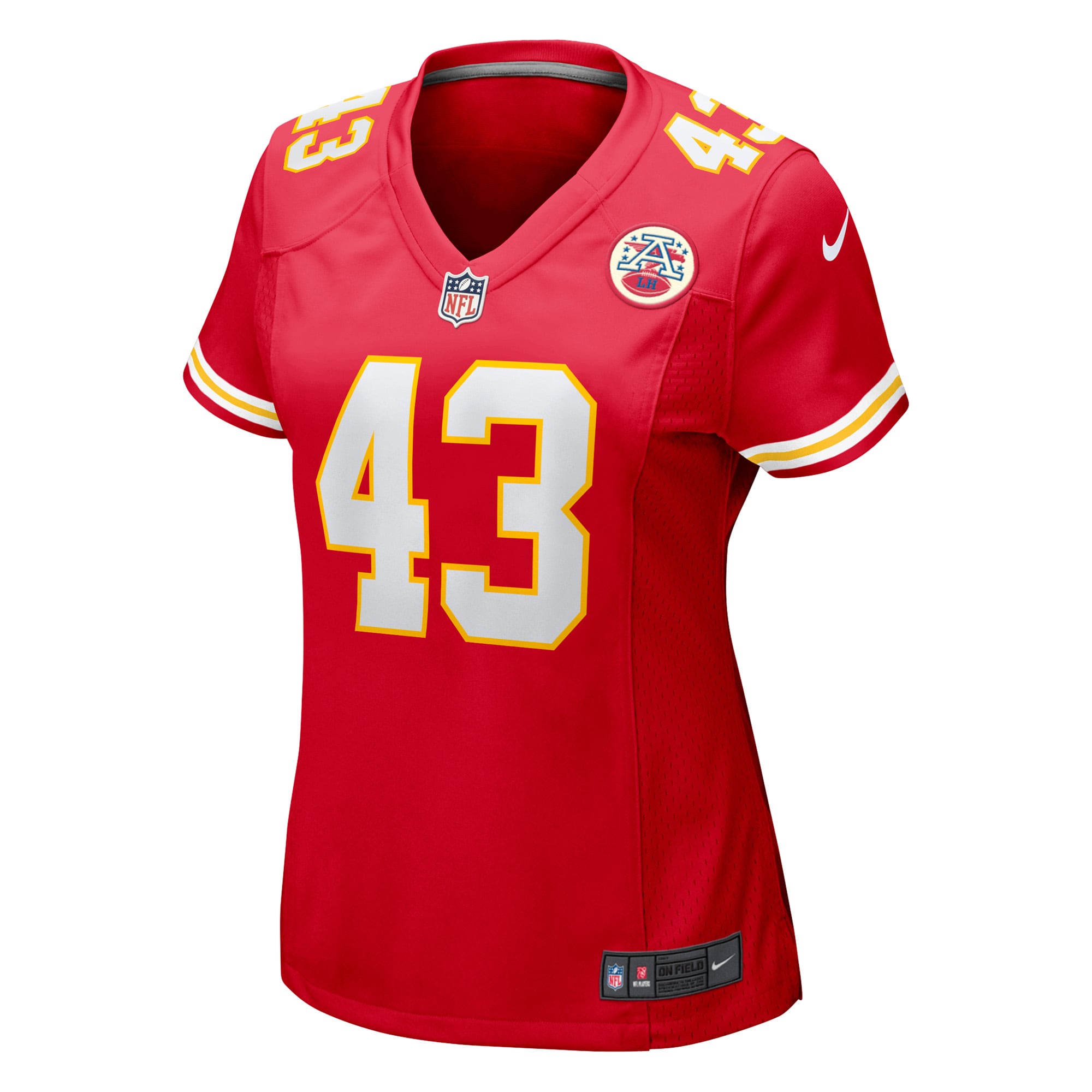 Kansas City Chiefs Jack Cochrane Red Game Player NFL Jersey Women's