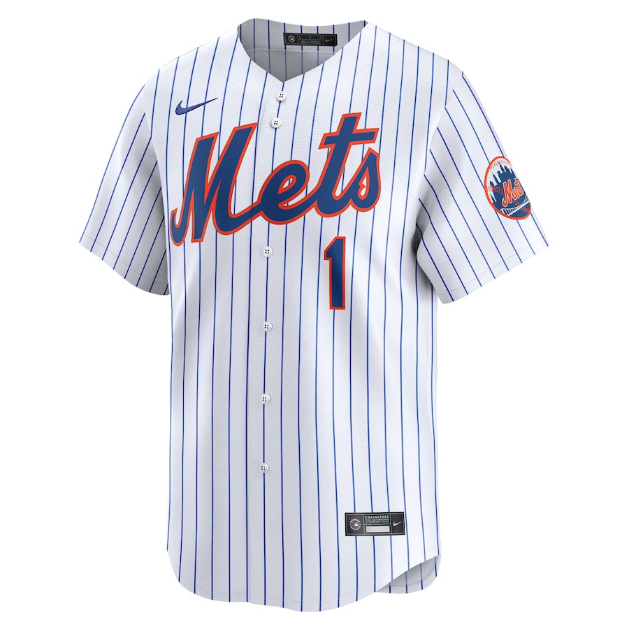Jeff McNeil 1 New York Mets Home Limited White MLB Jersey Men's