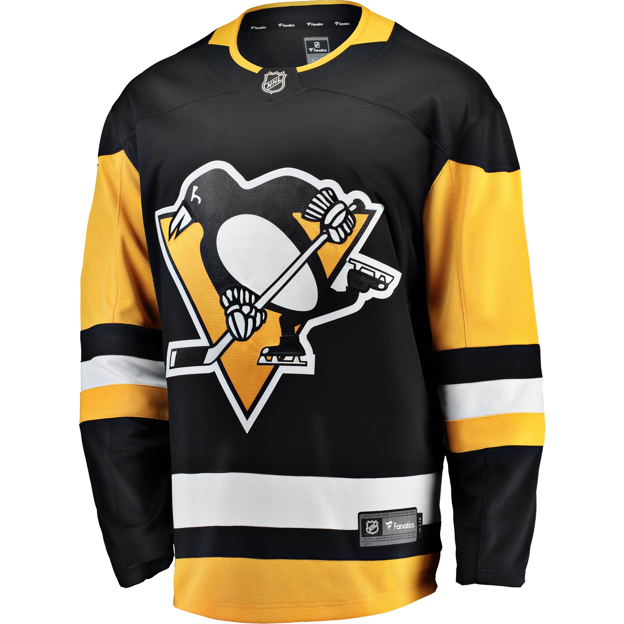 Pittsburgh Penguins Black Breakaway Home NHL Jersey Men's