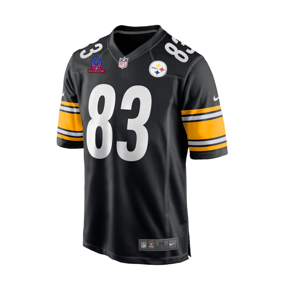 Cameron Heyward 83 Pittsburgh Steelers 2025 Pro Bowl Patch Game Black NFL Jersey Men's
