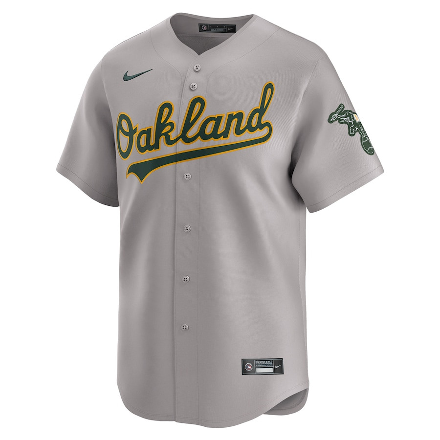 Oakland Athletics Away Limited Gray MLB Jersey Men's