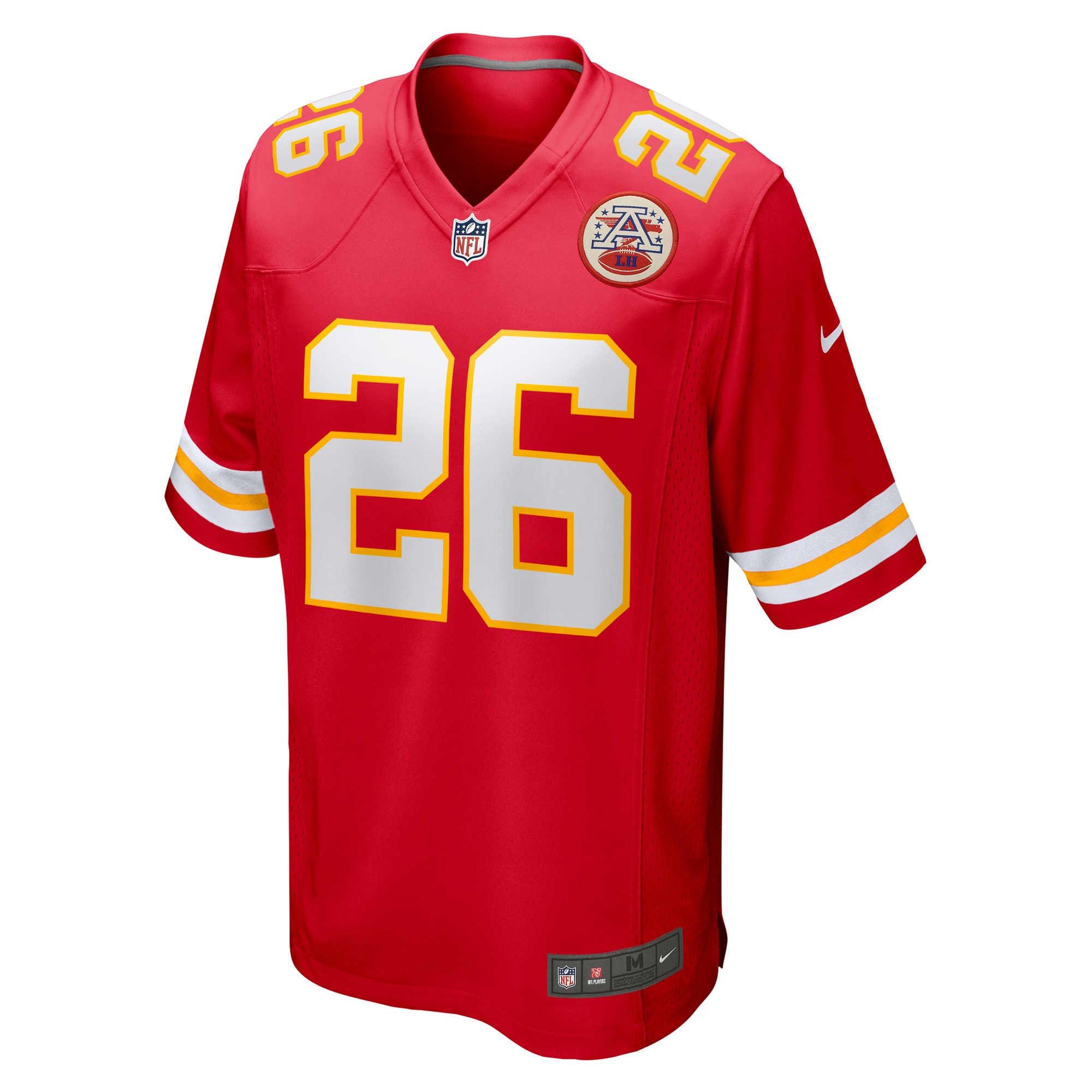 Kansas City Chiefs Deon Bush Red Game Player NFL Jersey Men's