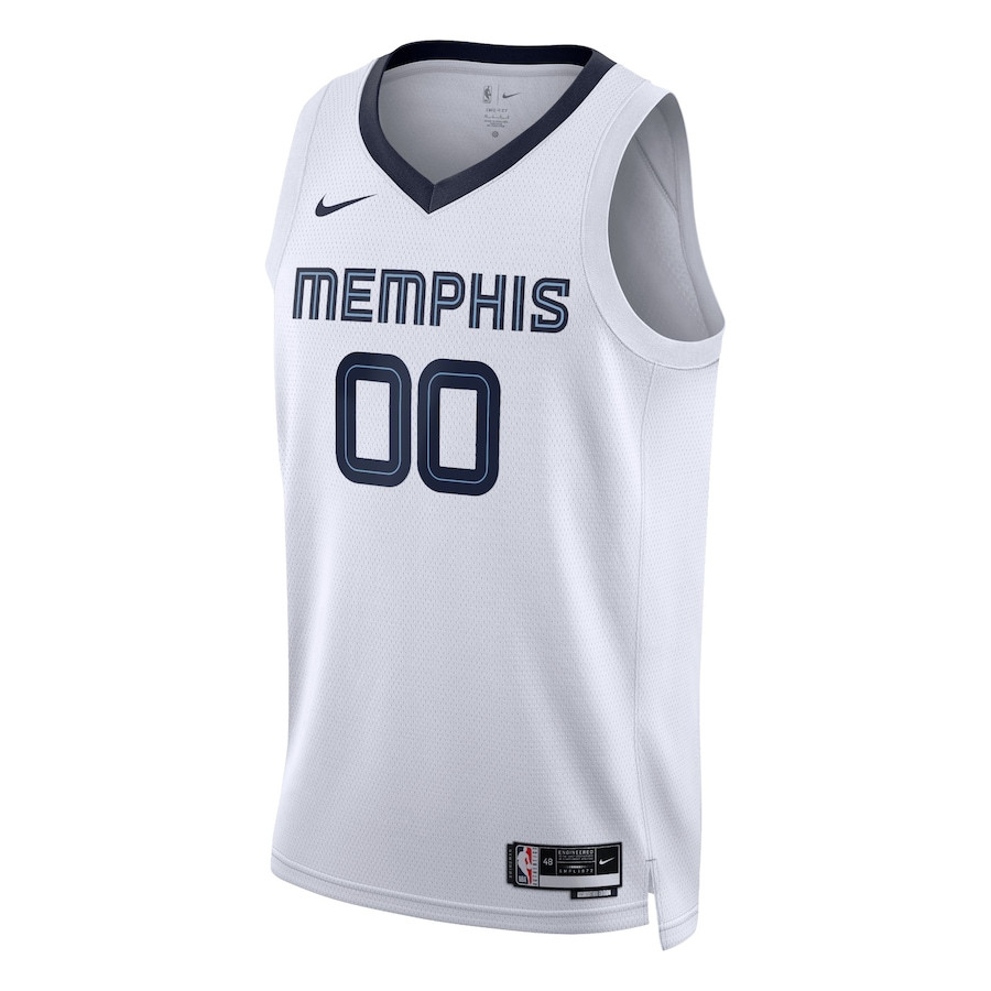 Memphis Grizzlies 2023/24 Association Swingman Custom White NBA Jersey Men's