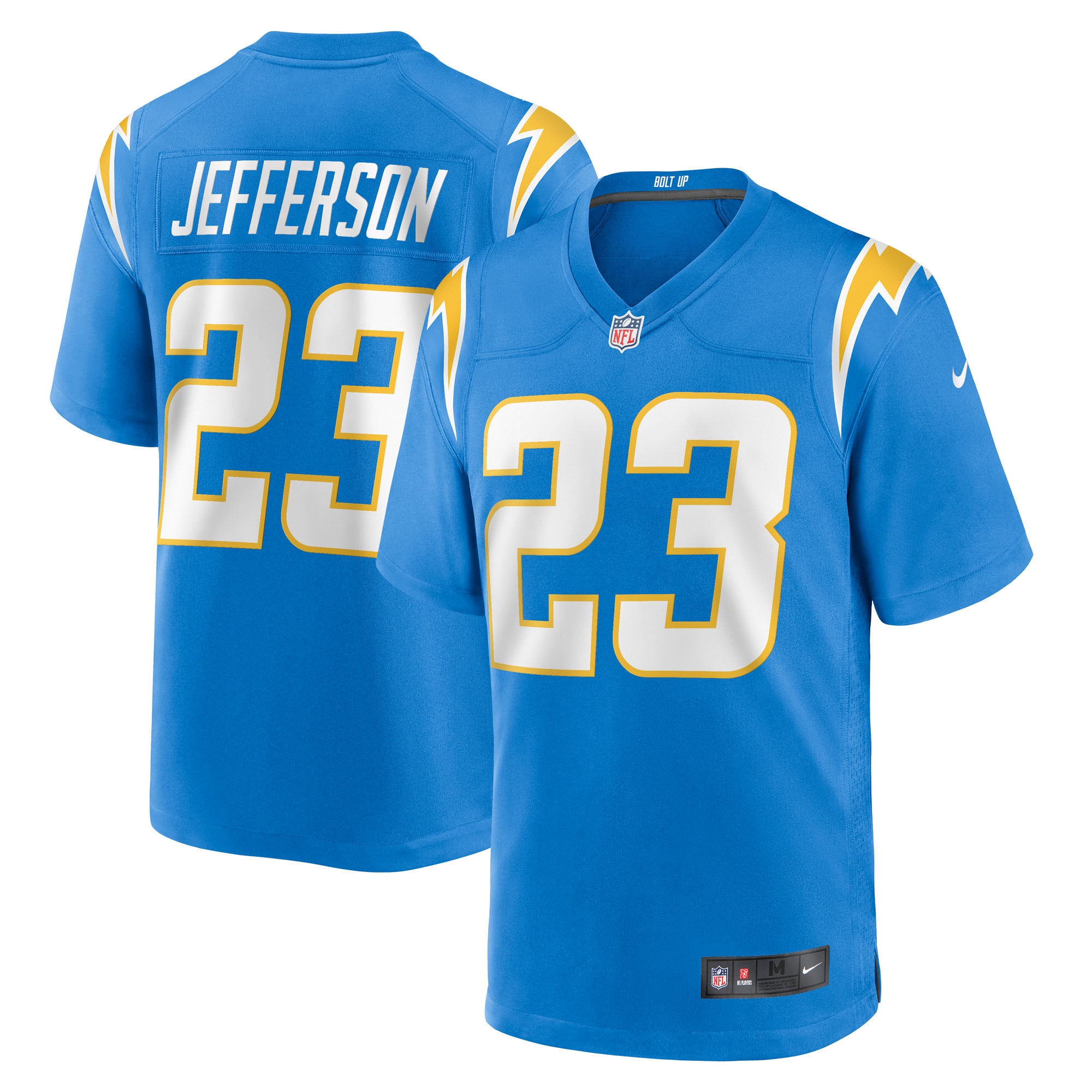 Los Angeles Chargers Tony Jefferson Powder Blue Team Game NFL Jersey Men's